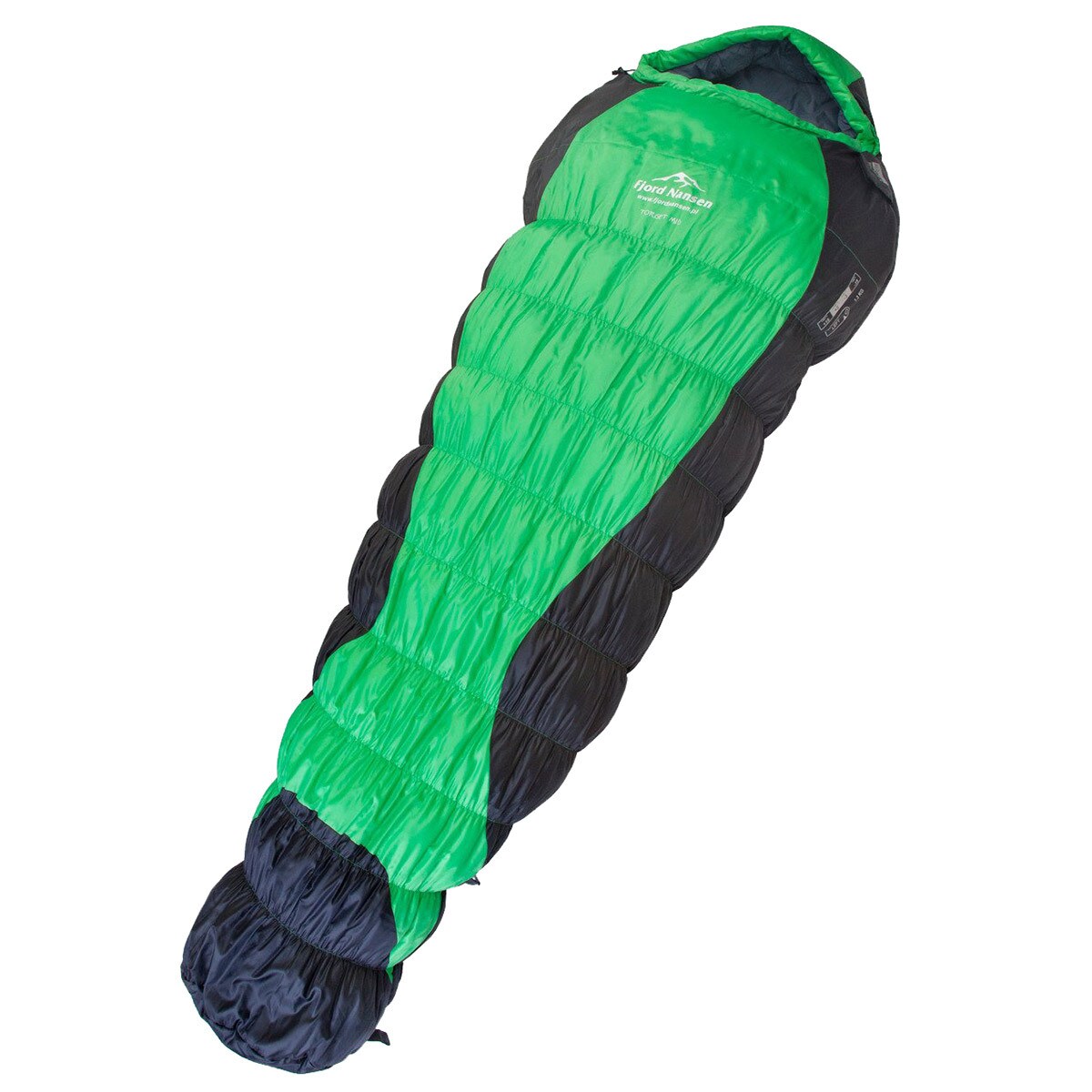 Fjord Nansen Tokk XL Emerald 1250 g Sleepeing Bag - right
