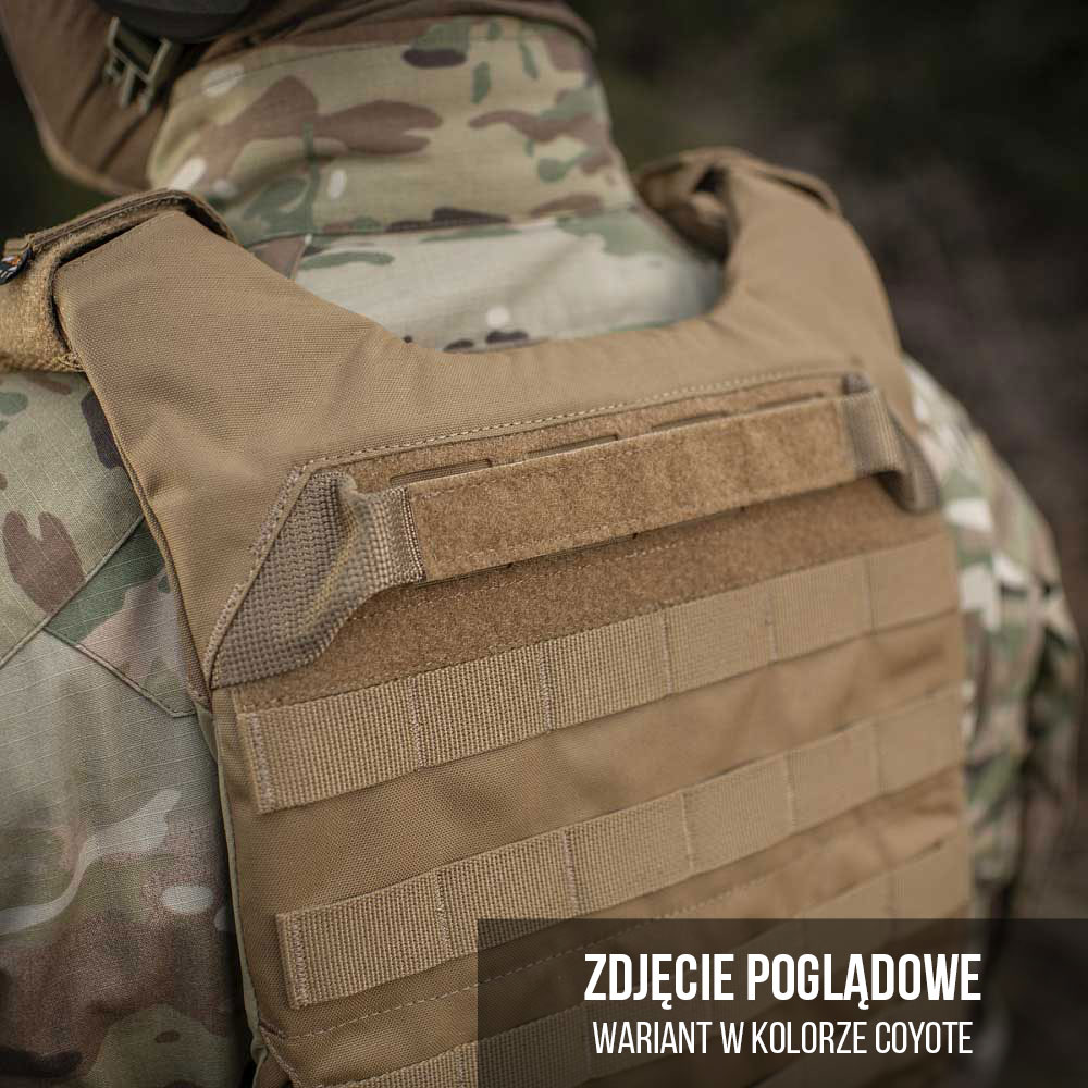 M-Tac Plate Carrier Cuirass Fast QRS Tactical Vest - Black - for Medium Plates