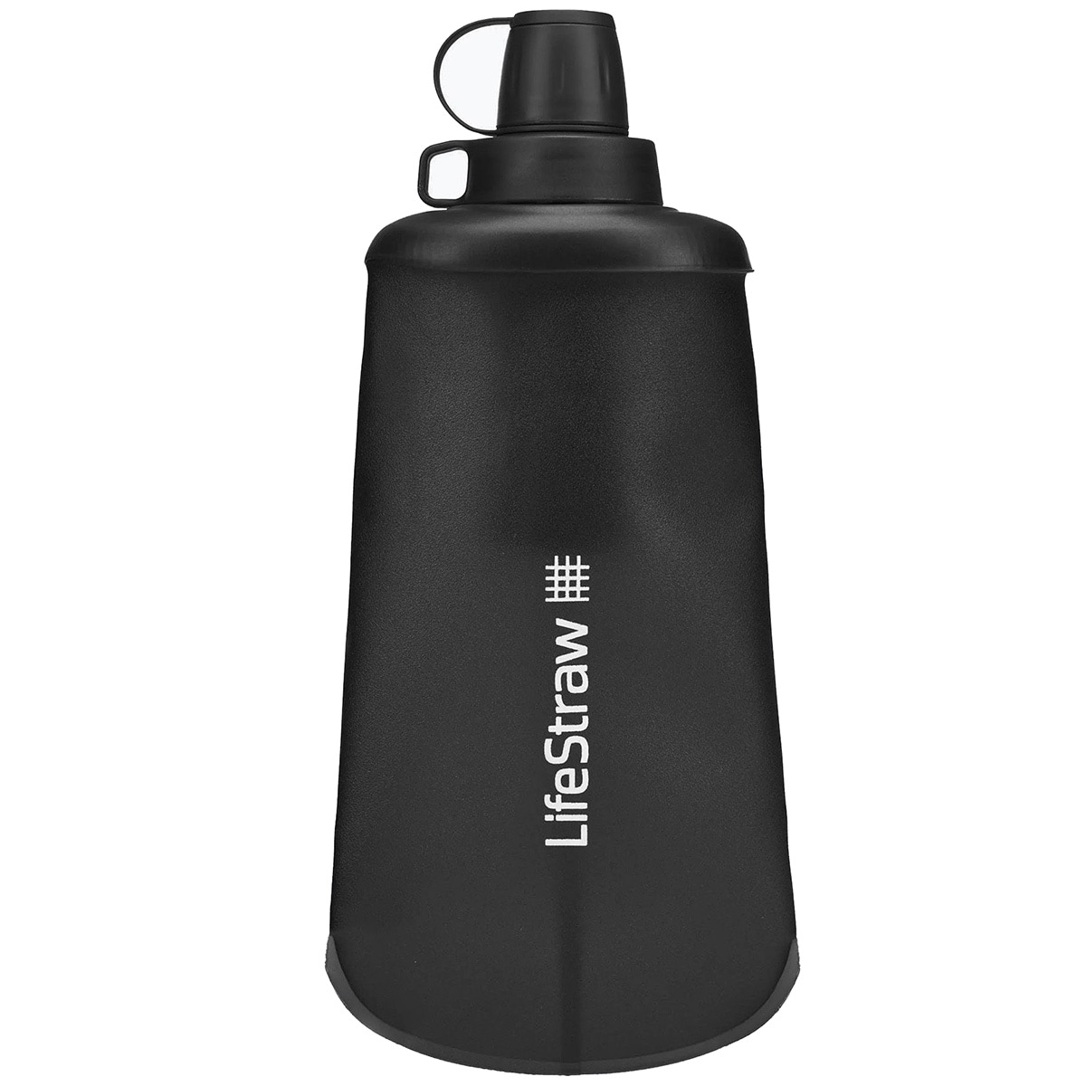 LifeStraw Peak Squeeze Collapsible Filter Bottle 650 ml - Dark Gray