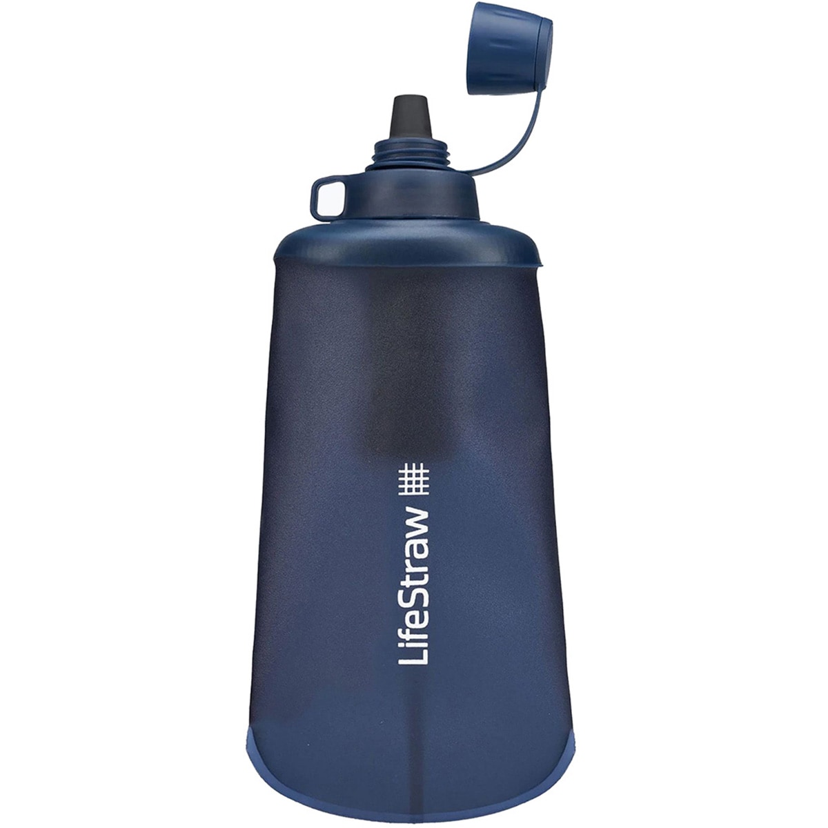 LifeStraw Peak Squeeze Collapsible Filter Bottle 650 ml - Mount Blue