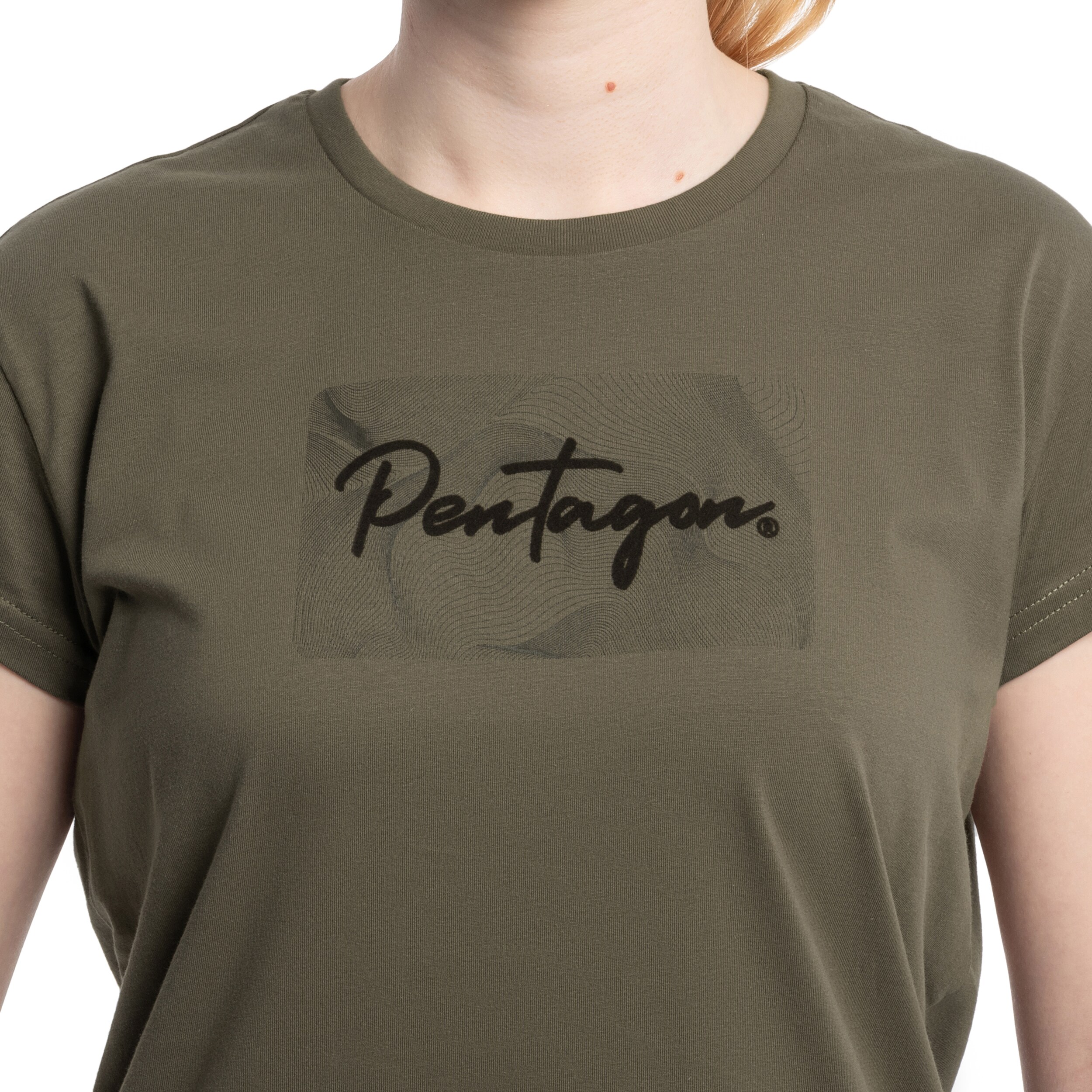 Pentagon Contour Women's T-shirt - RAL 7013