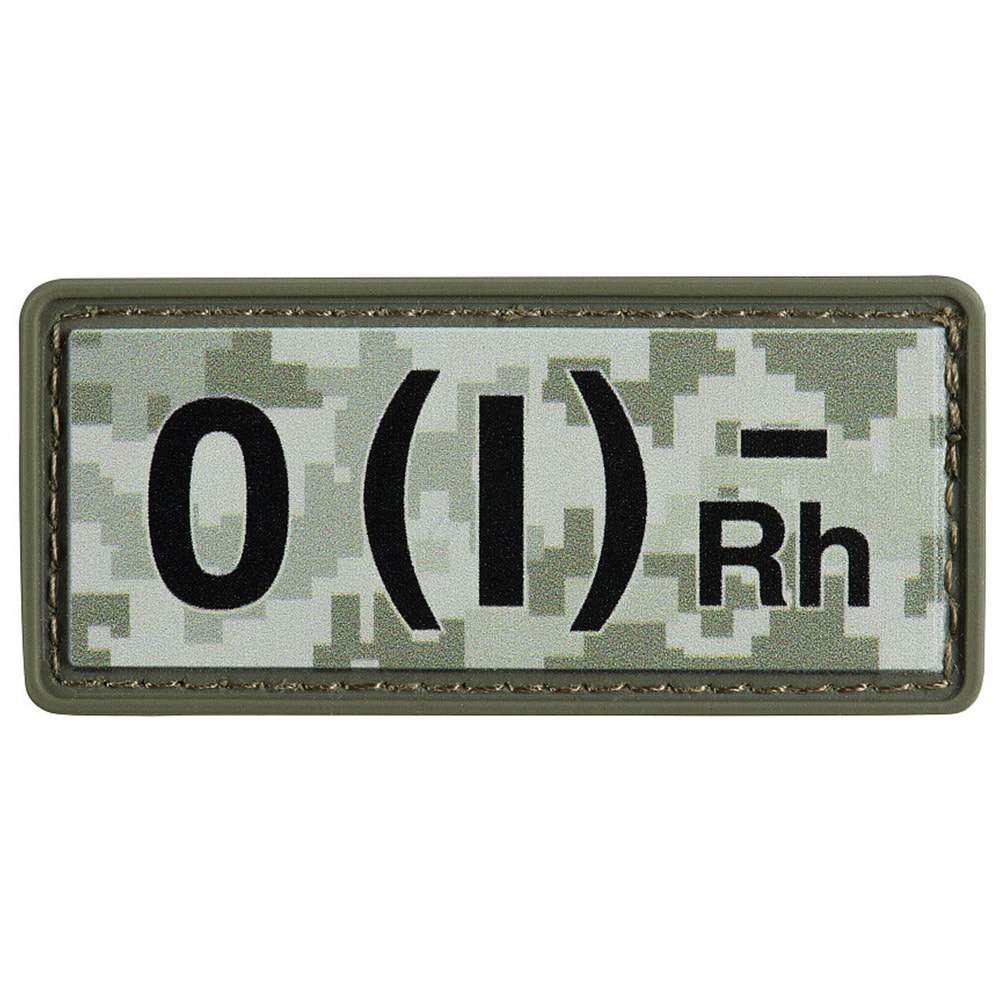 M-Tac Patch with blood type 0 (I) Rh- PVC - MM14