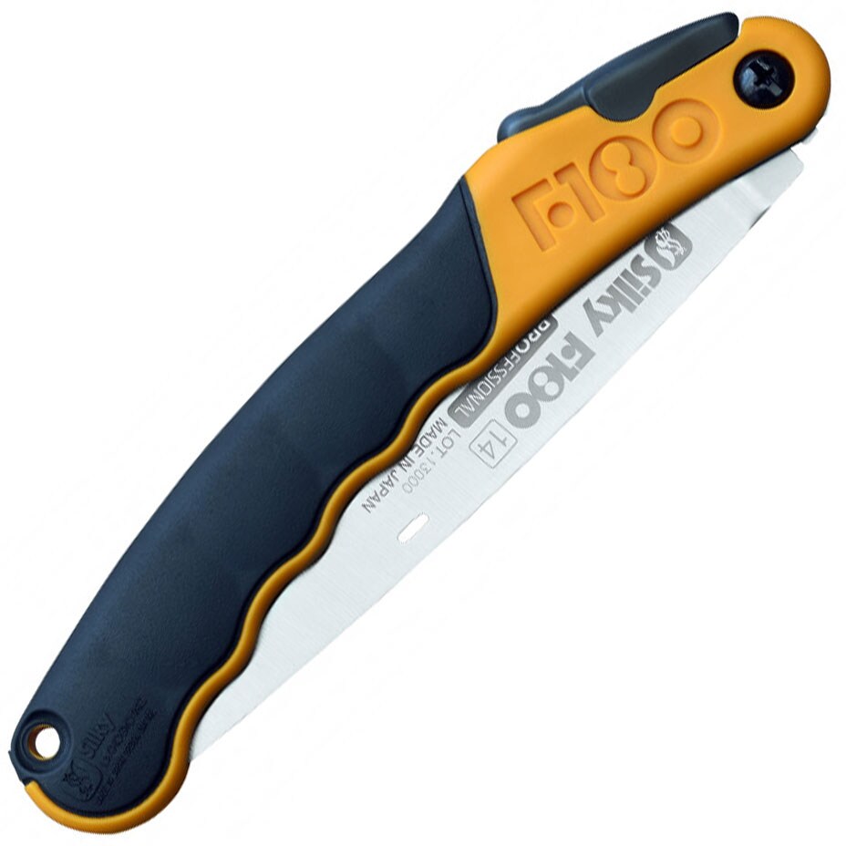 Silky F180-14 Folding Saw - Yellow