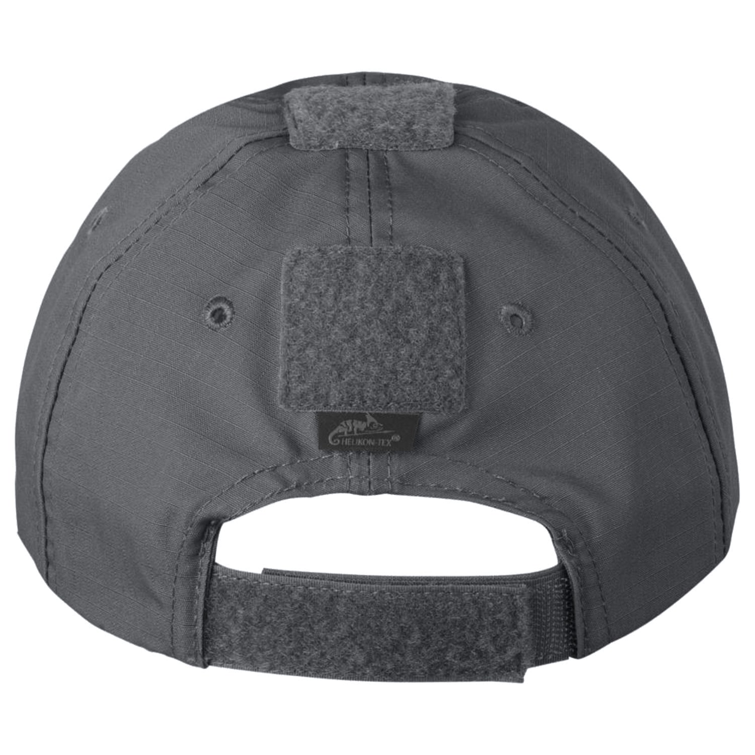 Helikon-Tex PolyCotton Rip-Stop Baseball Cap plus velcro - Shadow Grey