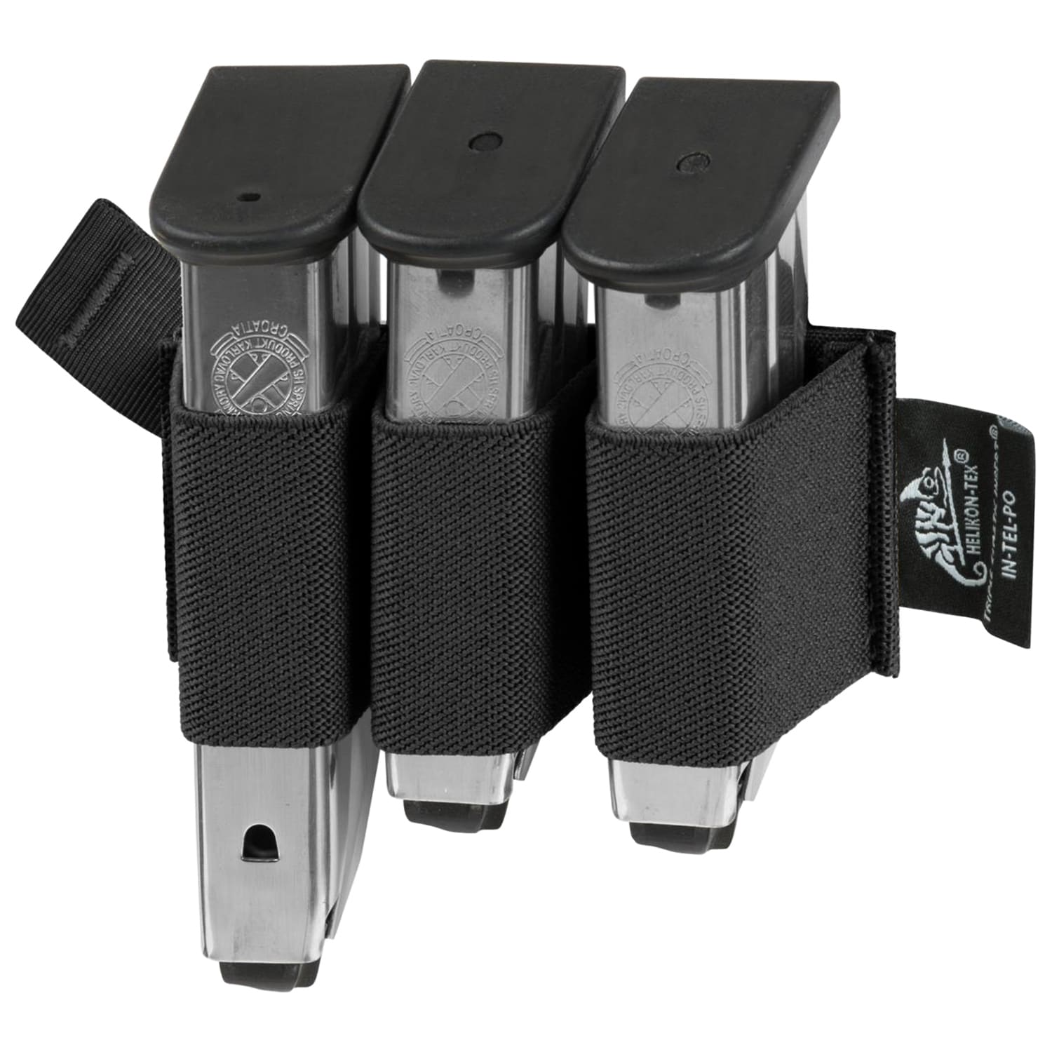 Helikon-Tex Triple Elastic Insert Pouch for small magazines - Black