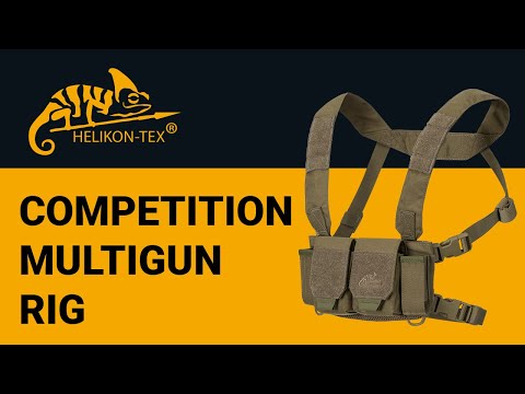 Helikon Competition MultiGun Chest Rig Tactical Vest - Olive Green