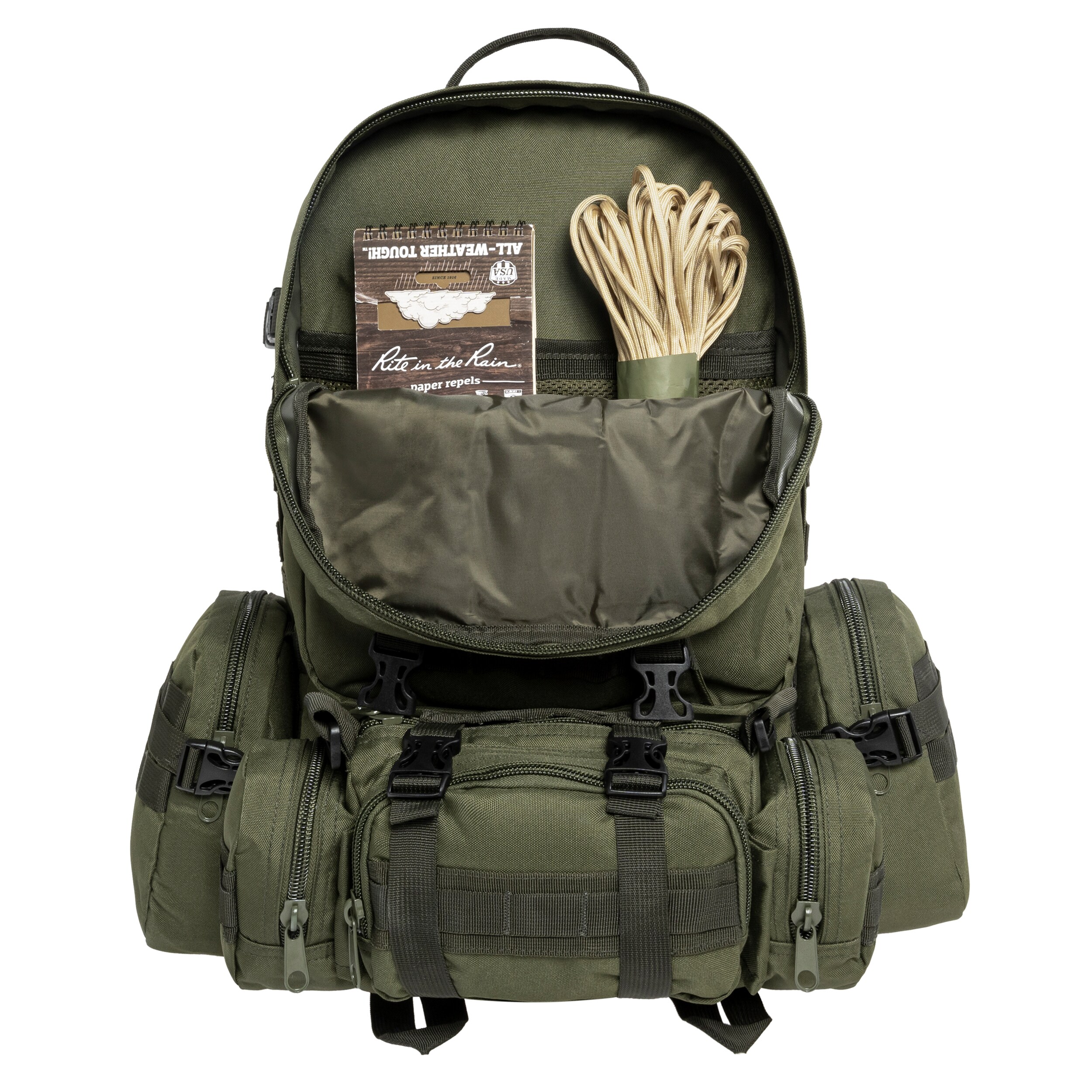 Mil-Tec Defense Pack Assembly Backpack 36 l - Olive