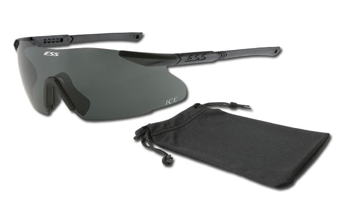 ESS ICE One tactical glasses - Black/Smoke Gray