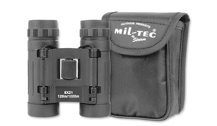 Mil-Tec 8x21 binoculars - black