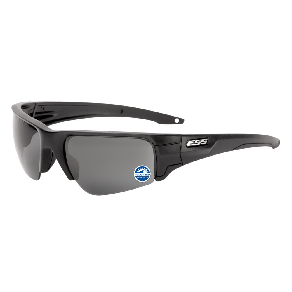 ESS Crowbar tactical glasses - Black/Polarized Mirrored Gray