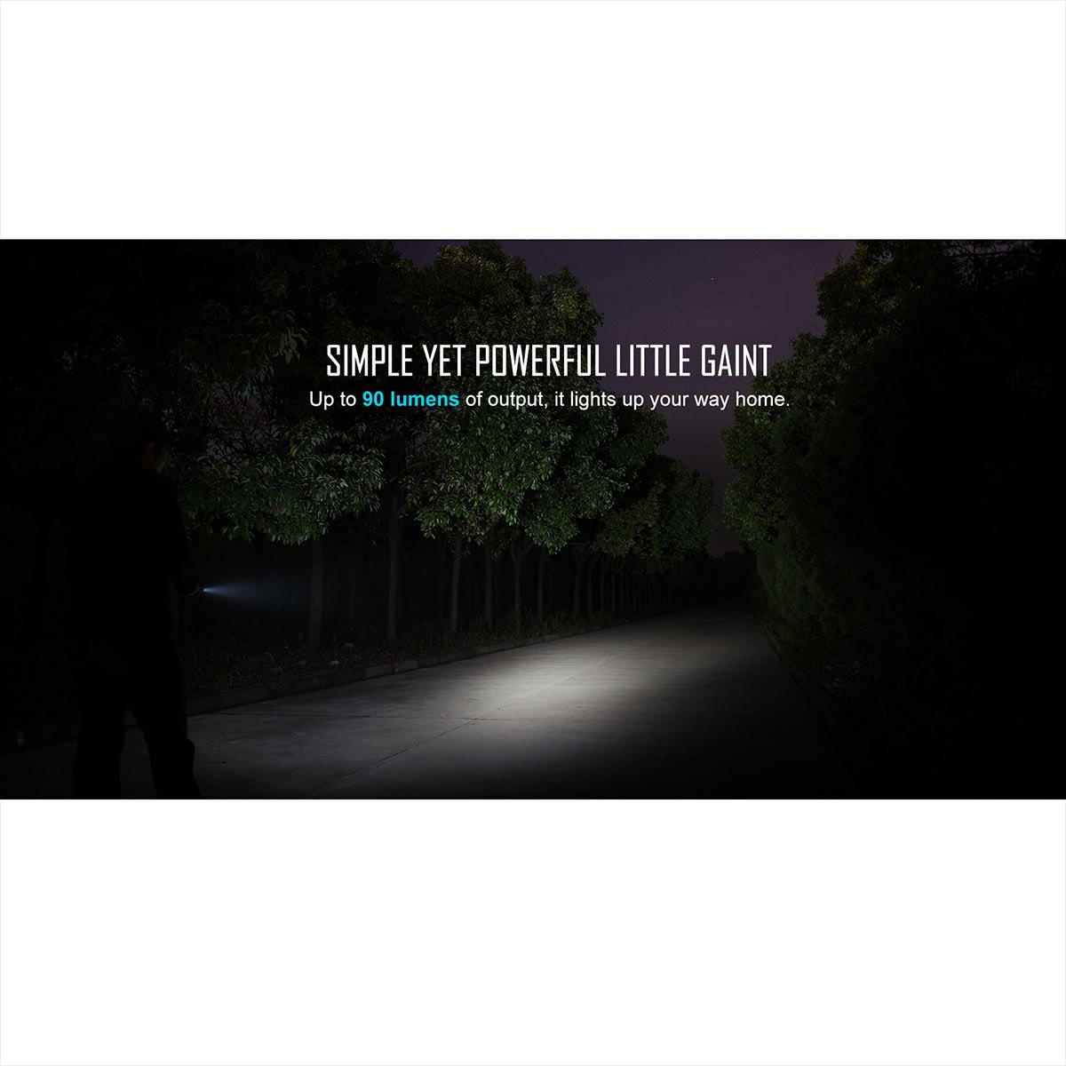 Olight I3E EOS Flashlight Black - 90 lumens