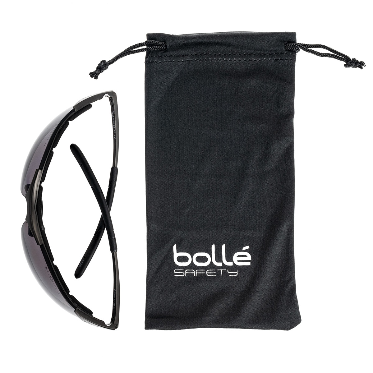 Bolle Contour Tactical Glasses Metal Smoke