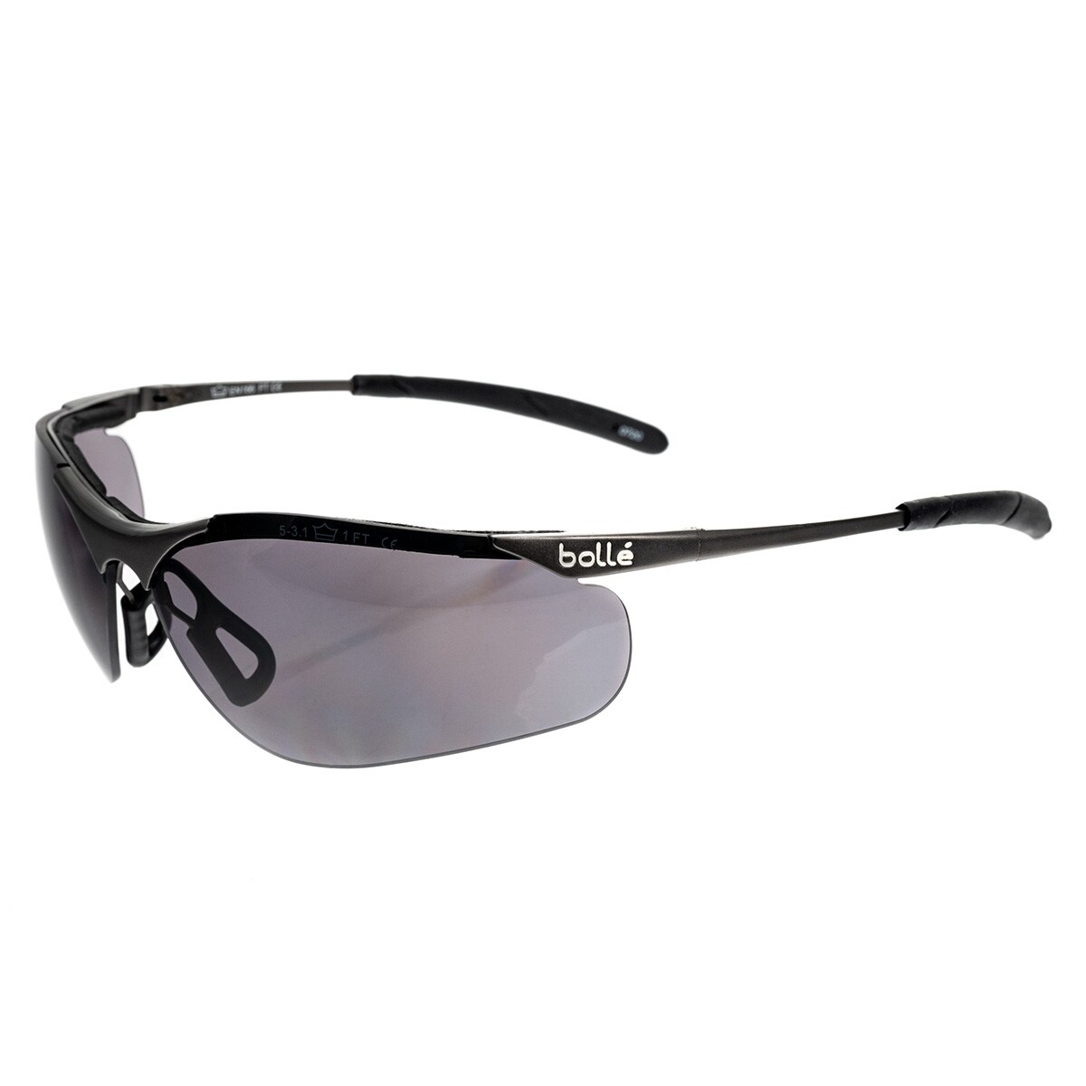 Bolle Contour Tactical Glasses Metal Smoke