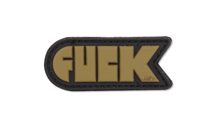101 Inc. 3D F*ck Morale Patch - Olive Drab