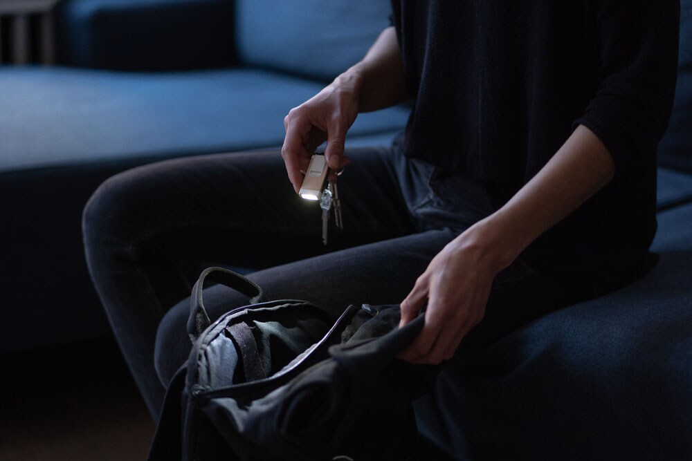 Ledlenser K4R Gold Keychain Flashlight - 120 lm