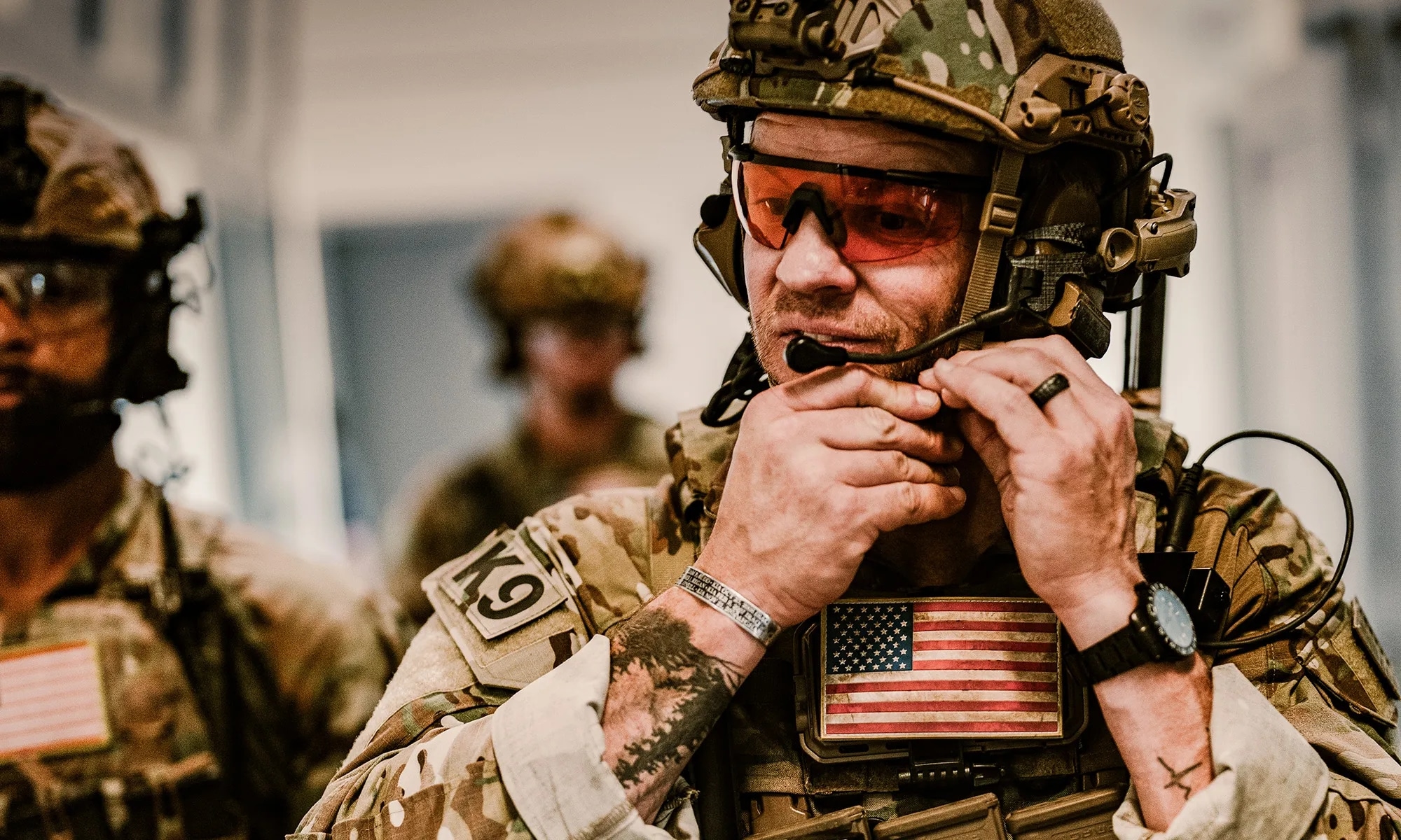 Wiley X Saber Advanced tactical glasses - Light Rust/Matte Black