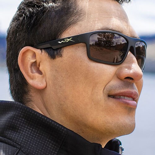 Wiley X Peak Glasses - Captivate Polarized Copper/Matte Black