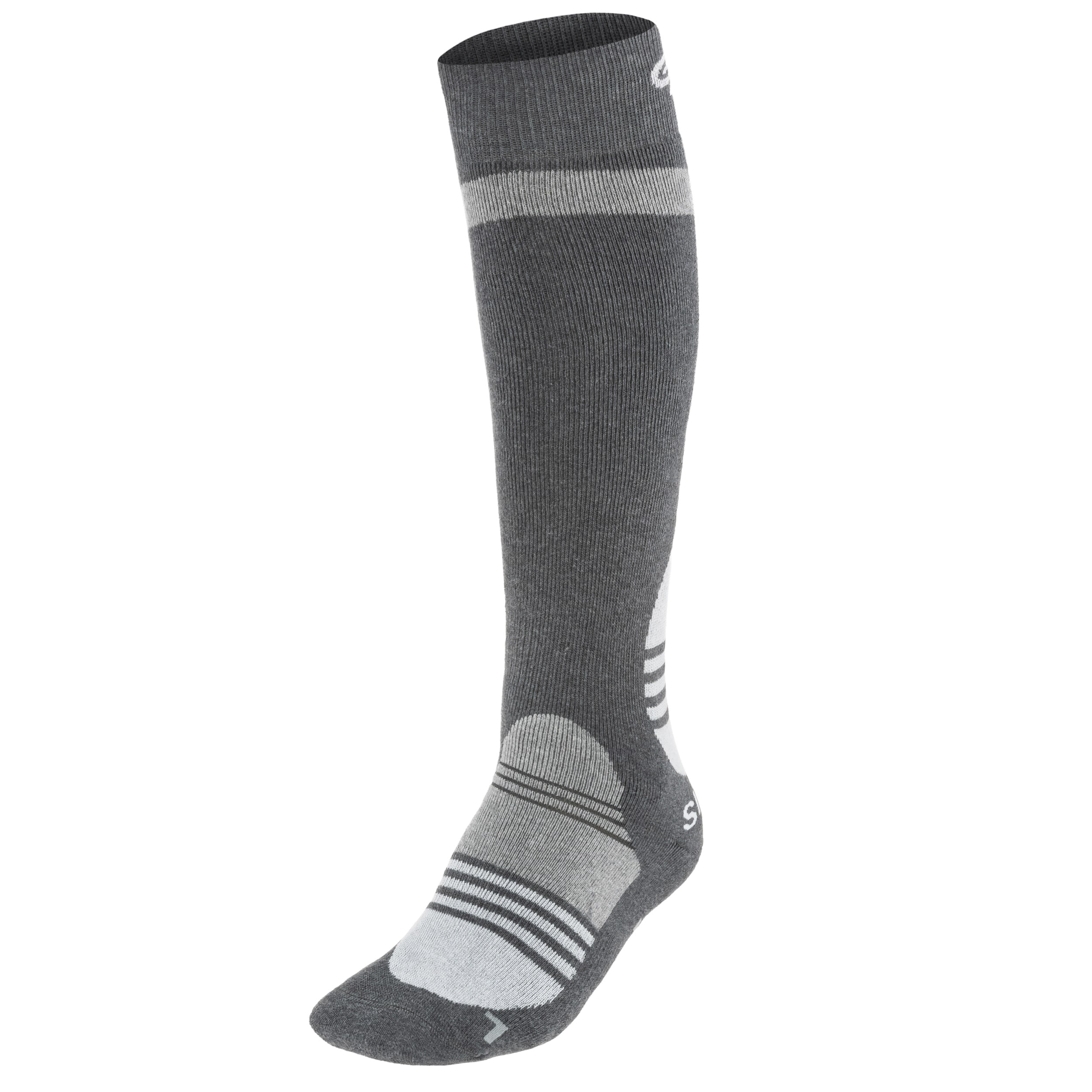 INMOVE Ski Silver Deo Socks - White / Graphite