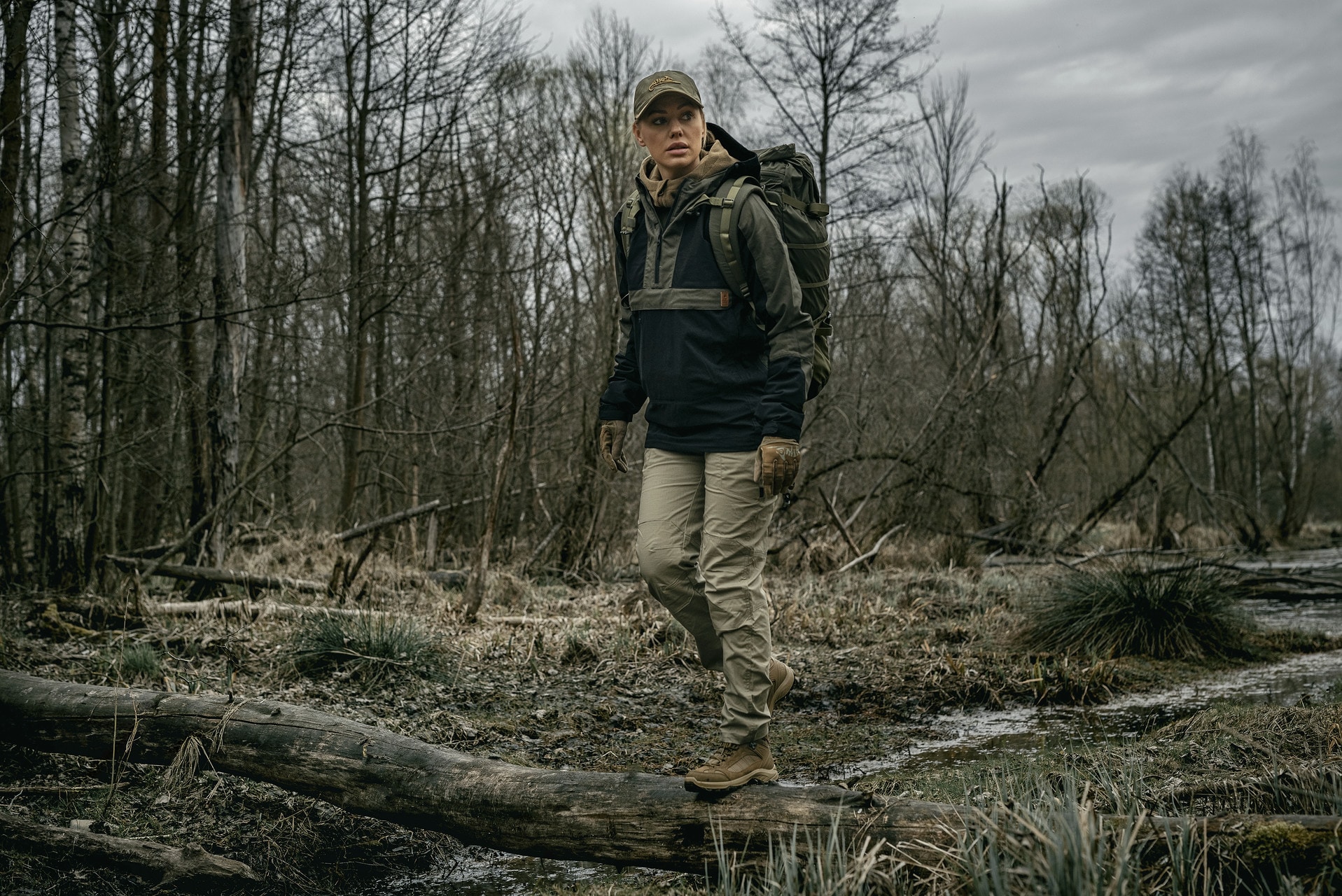 Helikon Women's UTP Resized PolyCotton Ripstop Pants - Khaki