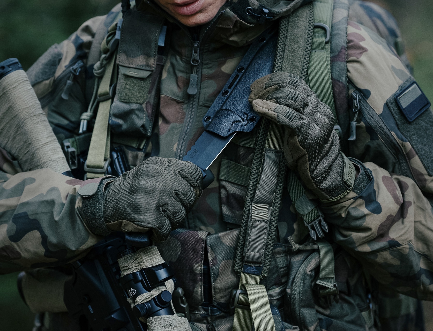 M-Tac A30 Tactical Gloves - Olive