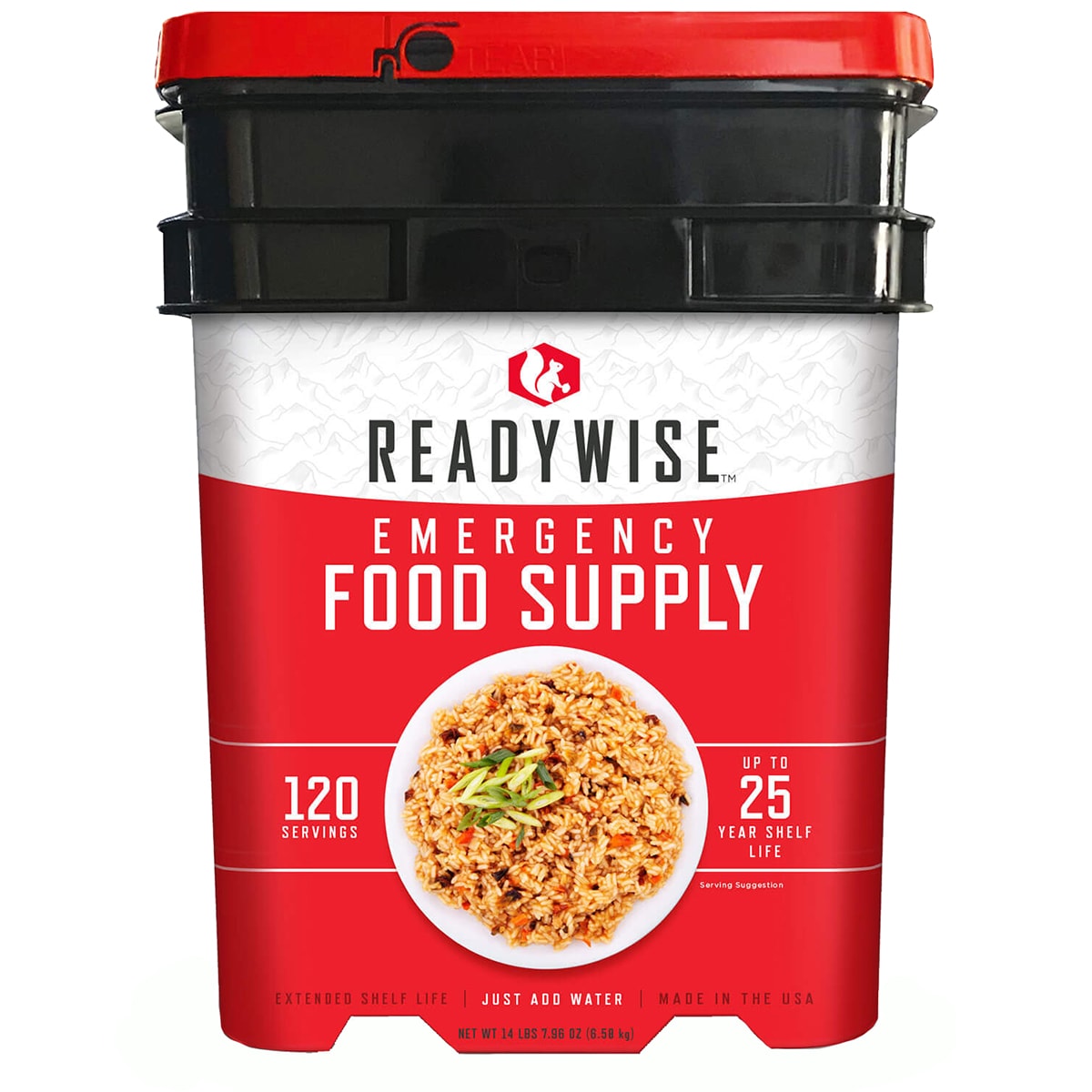 ReadyWise Freeze-Dried Food Package - 120 lunch servings