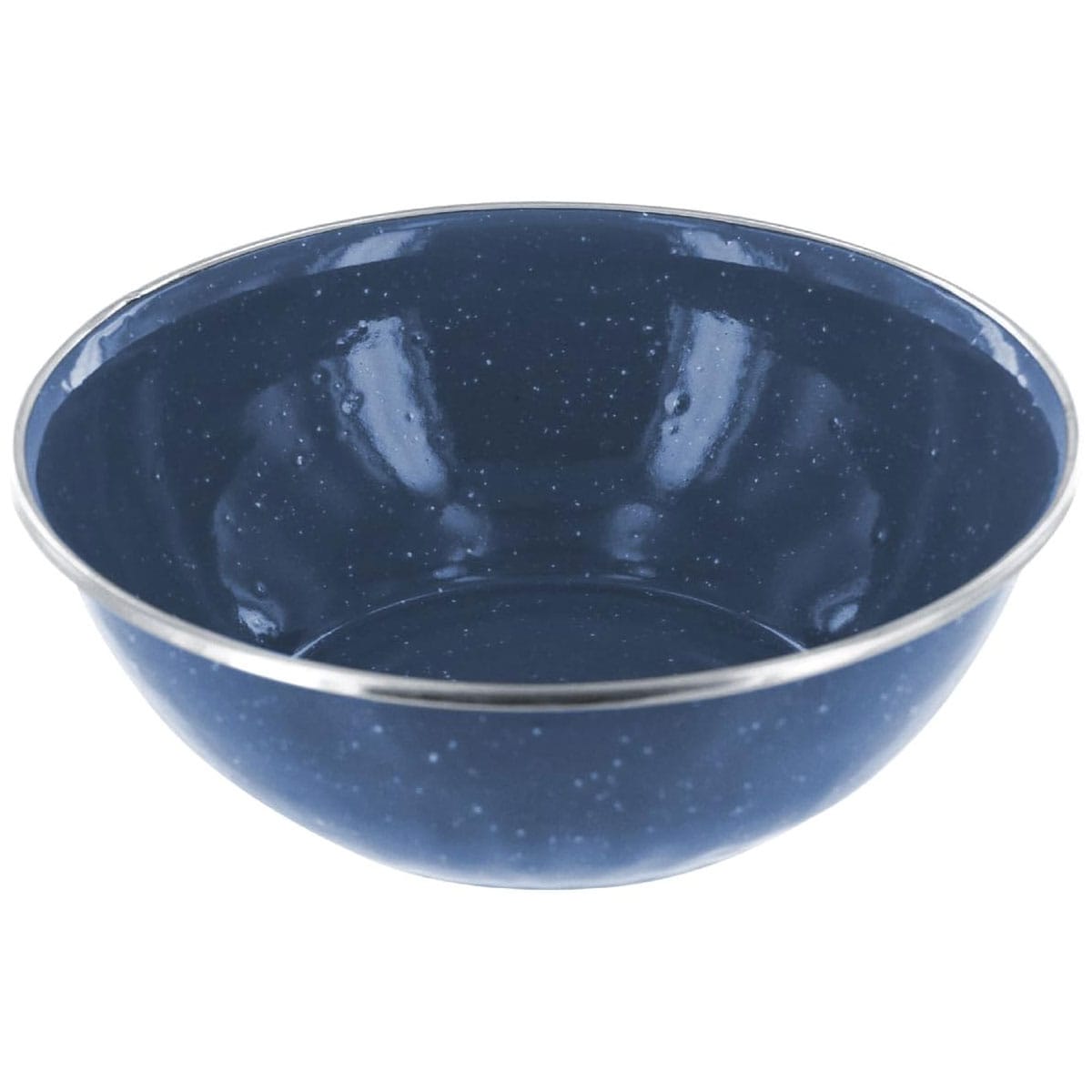 Highlander Outdoor Deluxe Deep Steel Bowl - Navy