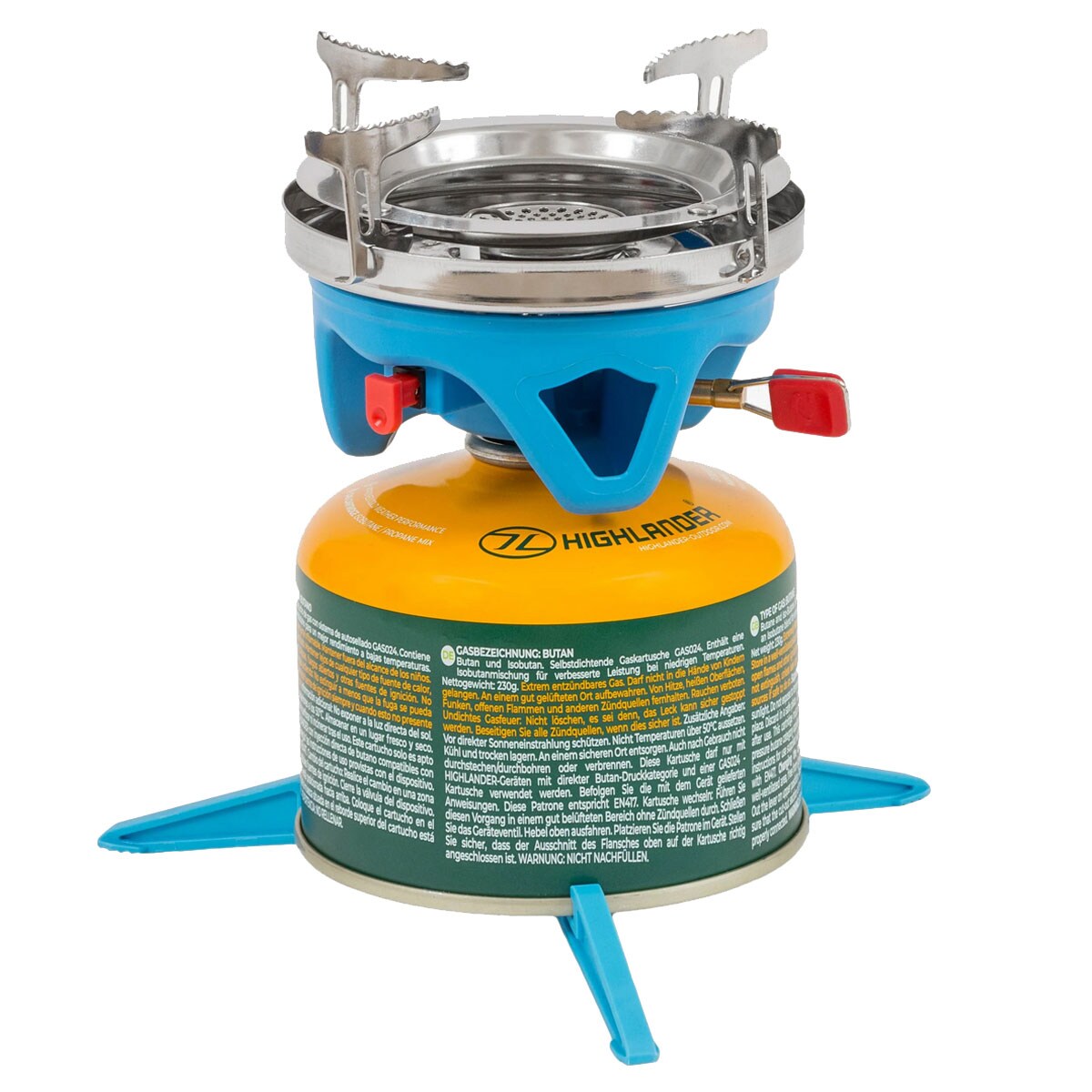 Highlander Fastboil MK3 Travel Stove with pot - Blue