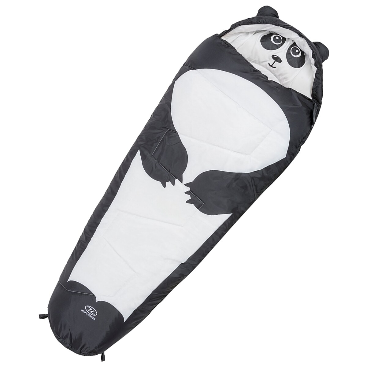 Highlander Outdoor Creature Kids Panda 300 Sleeping Bag - Black