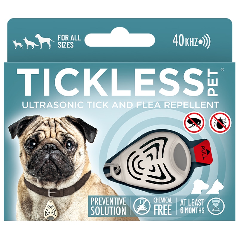 TickLess Pet Ultrasonic Tick Repeller - for pets - Beige