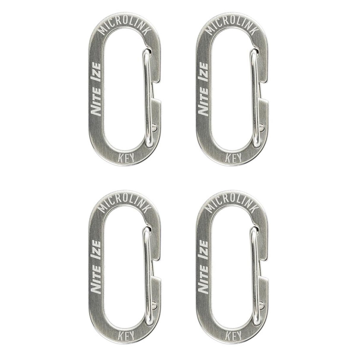 Nite Ize MicroLink carabiner - 4 pieces - Steel