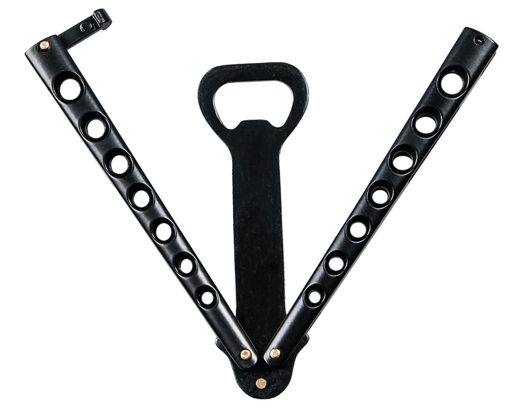 Master Cutlery Butterfly Bottle Opener - Black