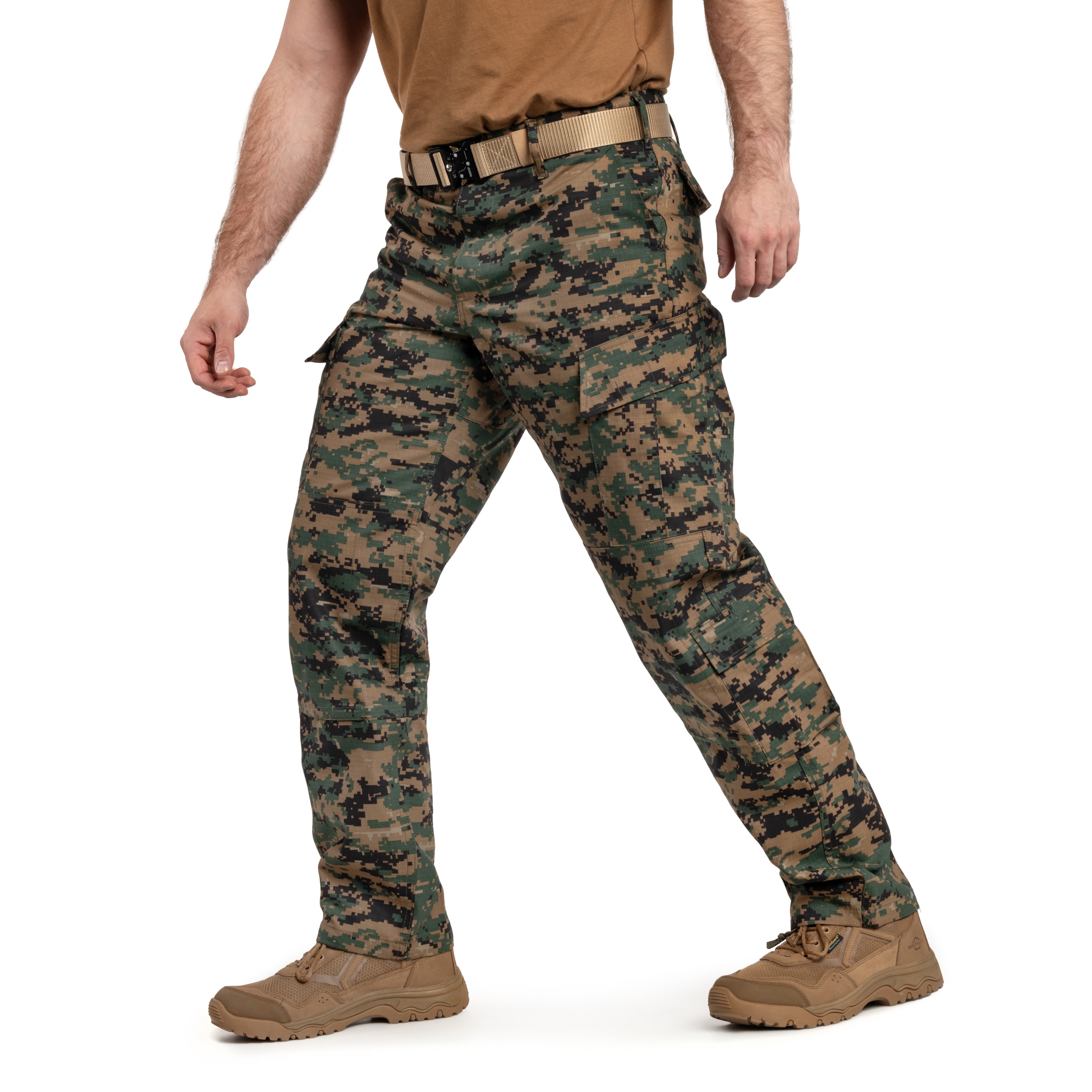 Mil-Tec Teesar US ACU Rip-Stop Military Pants - Digital Woodland