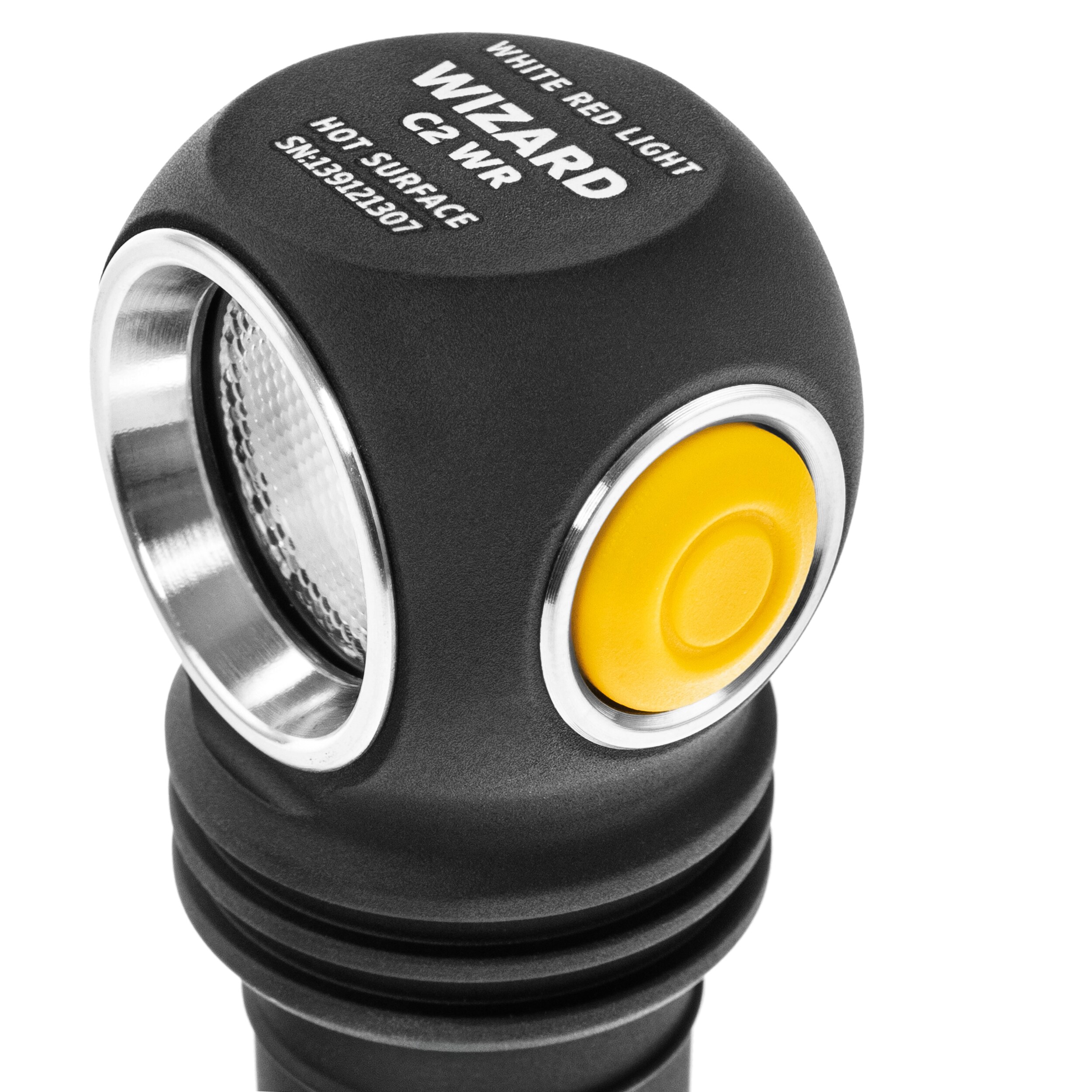 Armytek Wizard C2 WR Magnet USB White Headlamp and Angled Flashlight - 1100 lumens