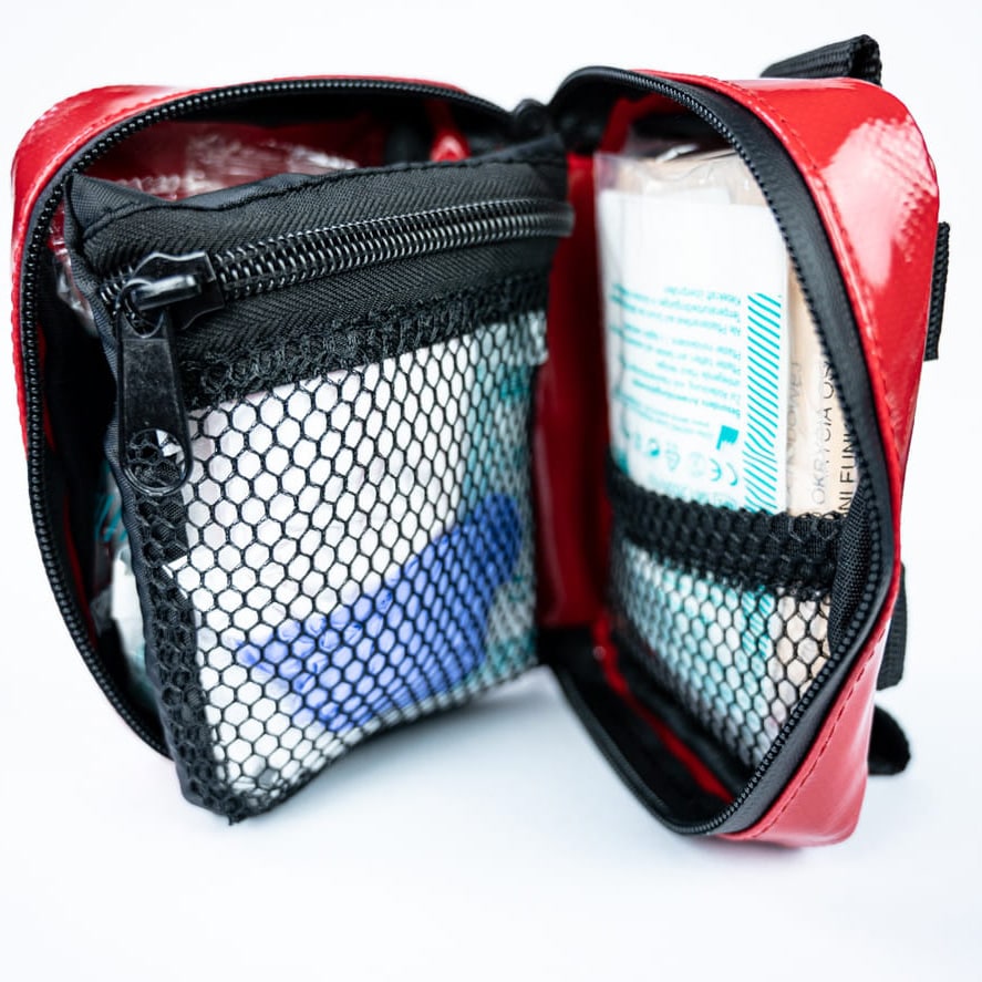 Medaid Bicycle First Aid Kit with equipment type 250 Red - waterproof