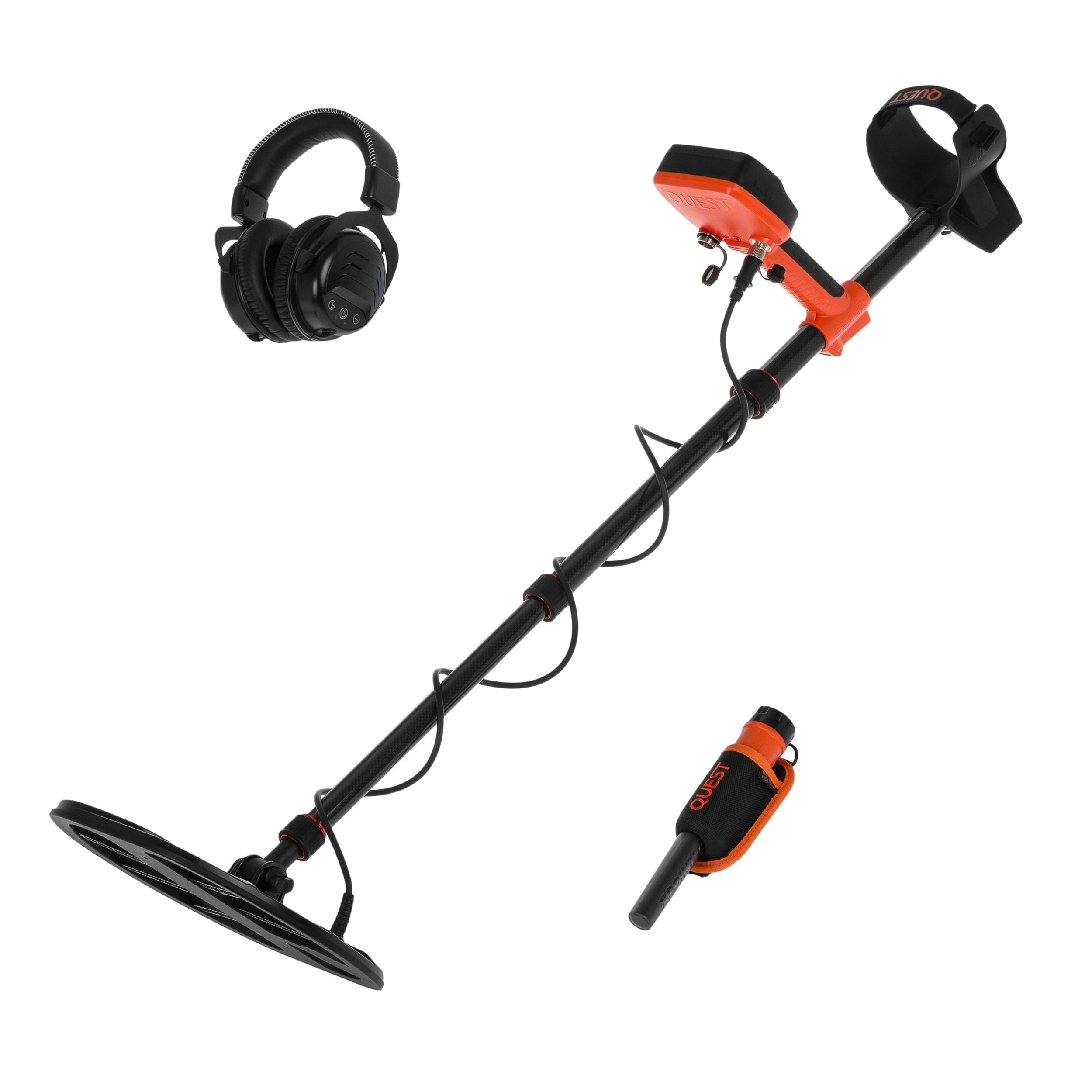 Quest V80 Metal Detector + Quest Xpointer Max Magic Holster