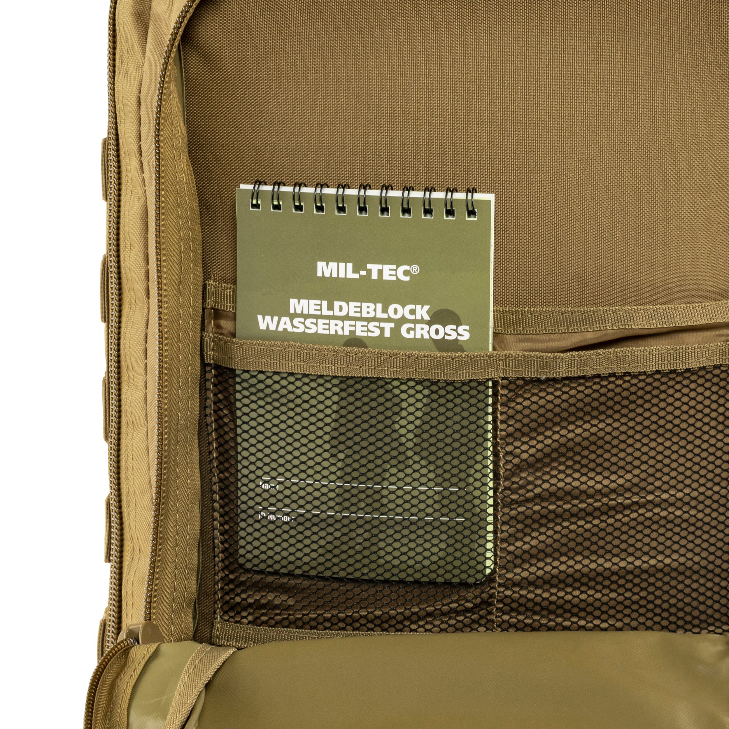Mil-Tec Waterproof Notebook Olive - 100 x 150 mm