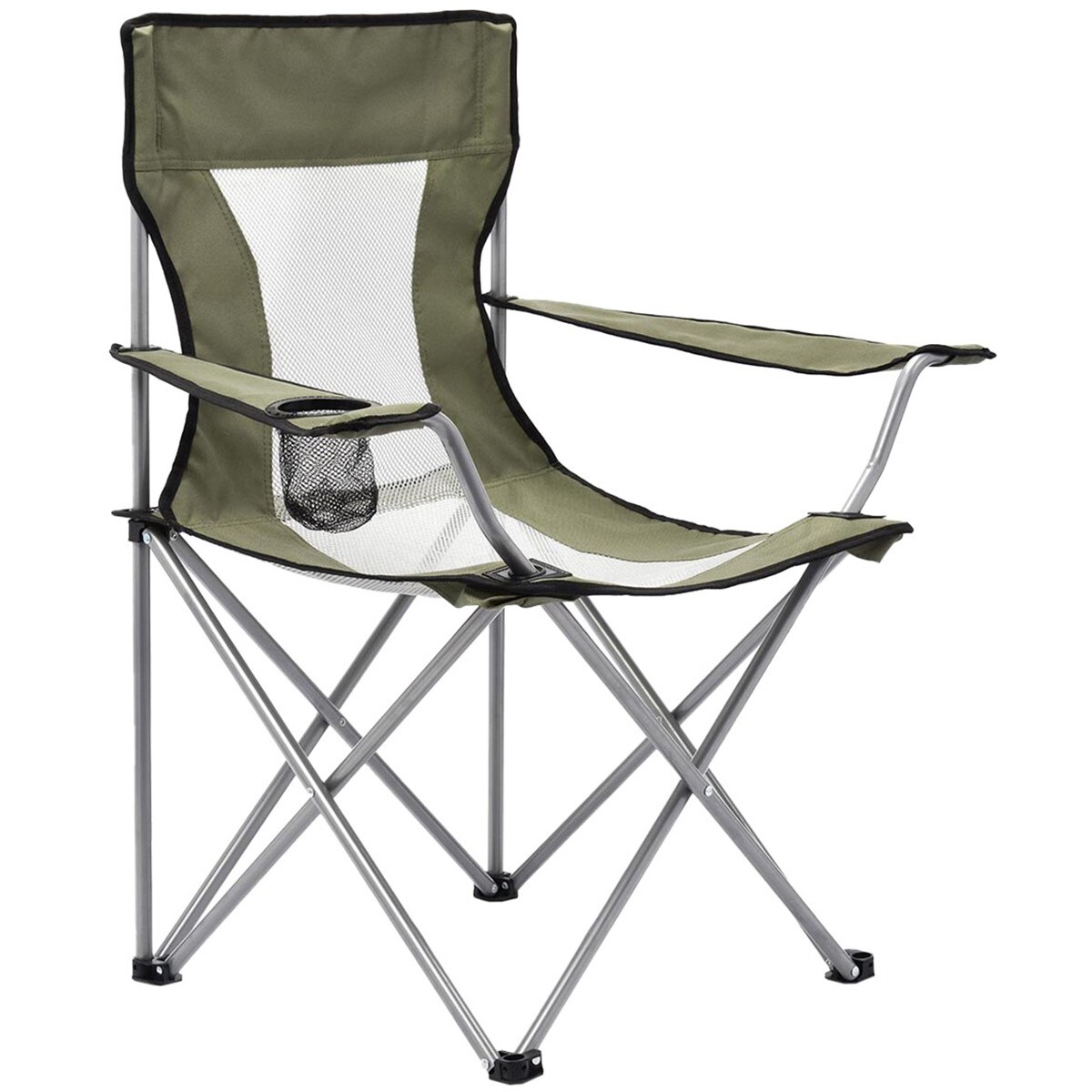 Meteor Tripper Folding Travel Chair - Olive