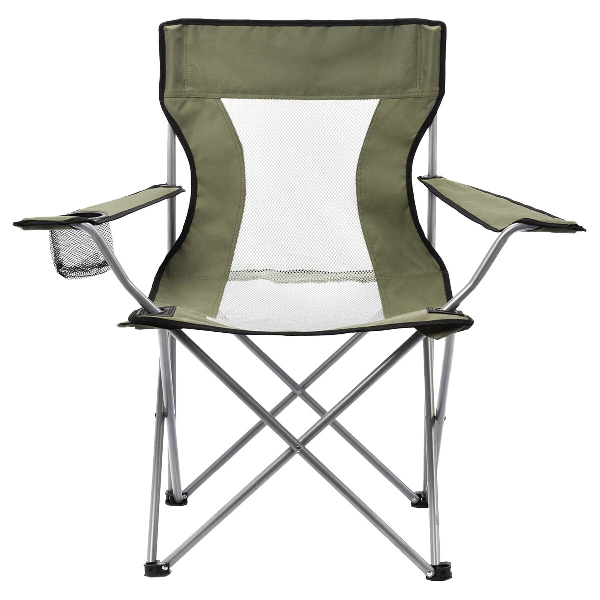 Meteor Tripper Folding Travel Chair - Olive
