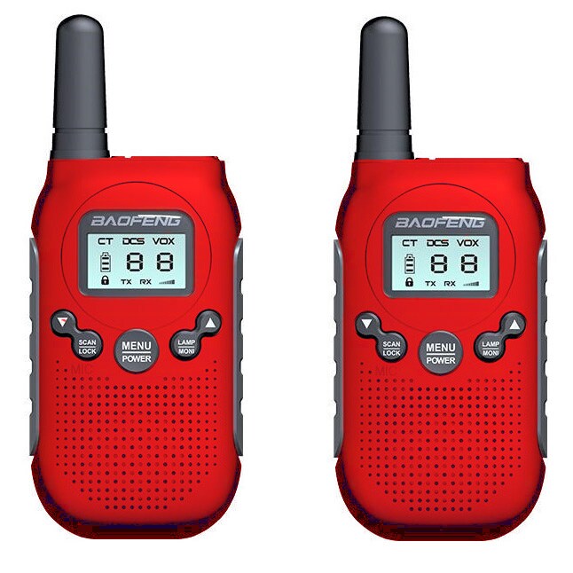 Baofeng BF-T6 PMR Panda Radio 2 pcs. - Red