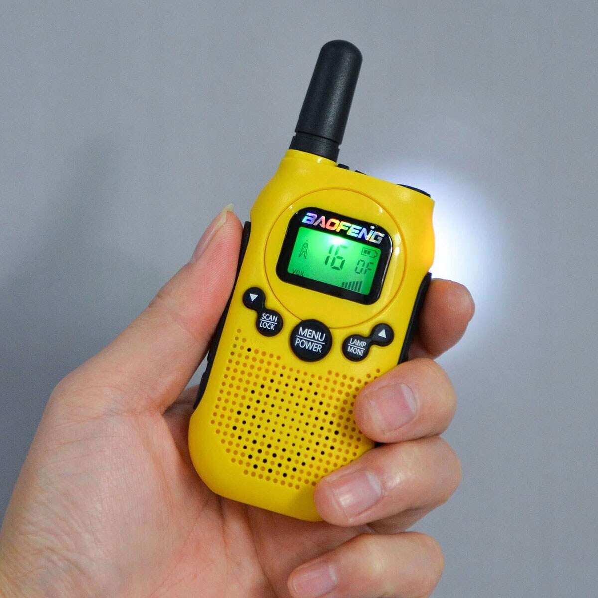 Baofeng BF-T6 PMR Panda Radio 2 pcs. - Yellow