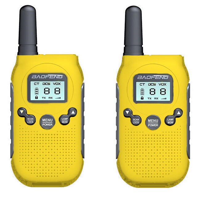 Baofeng BF-T6 PMR Panda Radio 2 pcs. - Yellow
