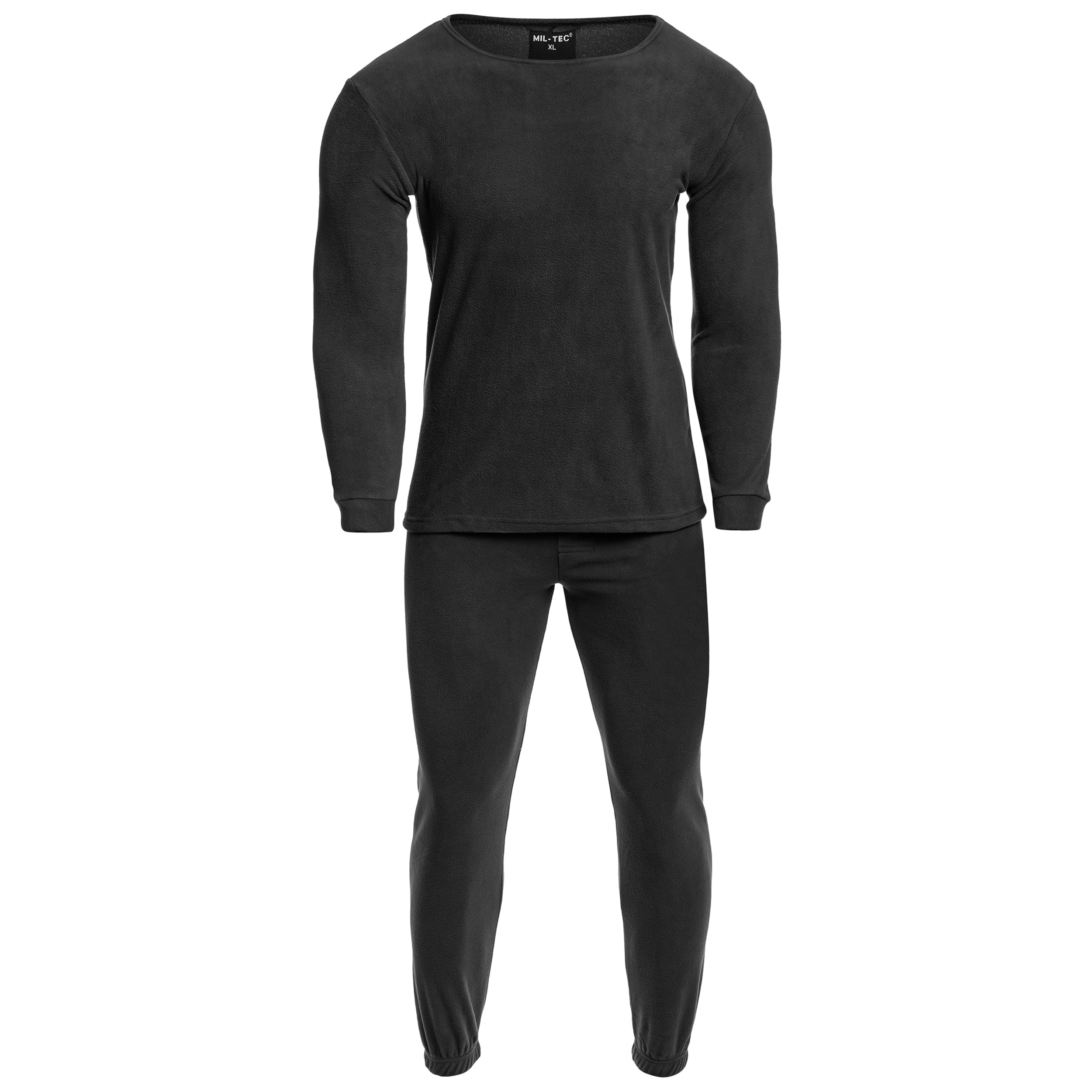 Mil-Tec Fleece Underwear Set - Black