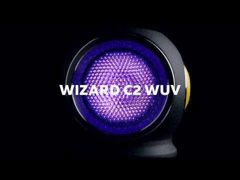 Armytek Wizard C2 WUV Magnet USB White Angle Headlamp - 1100 lumens
