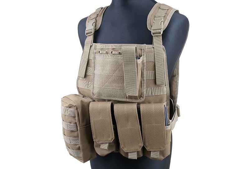 GFC MBSS Plate Carrier Tactical Vest - Coyote