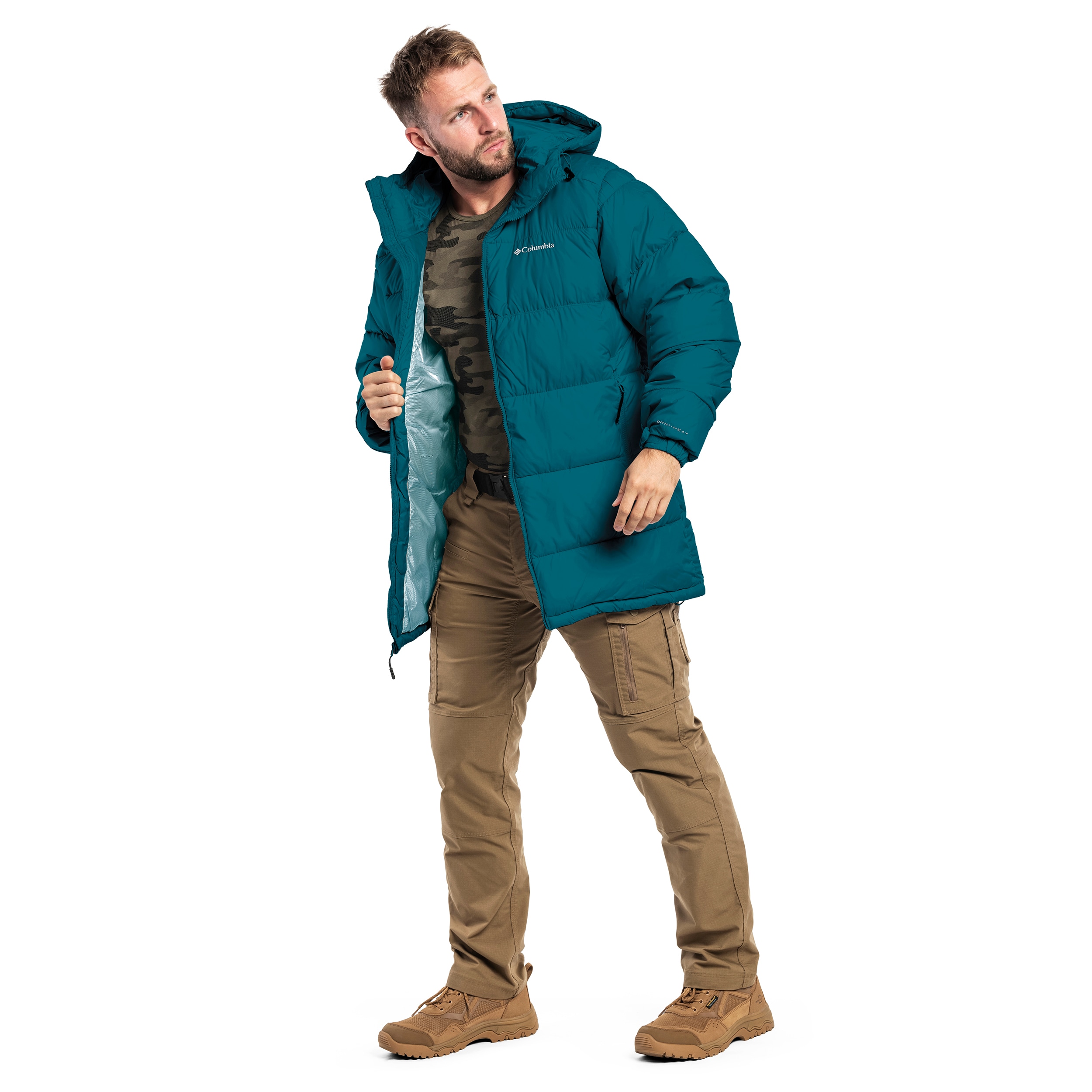 Columbia Pike Lake Puffer Parka Jacket - Night Wave