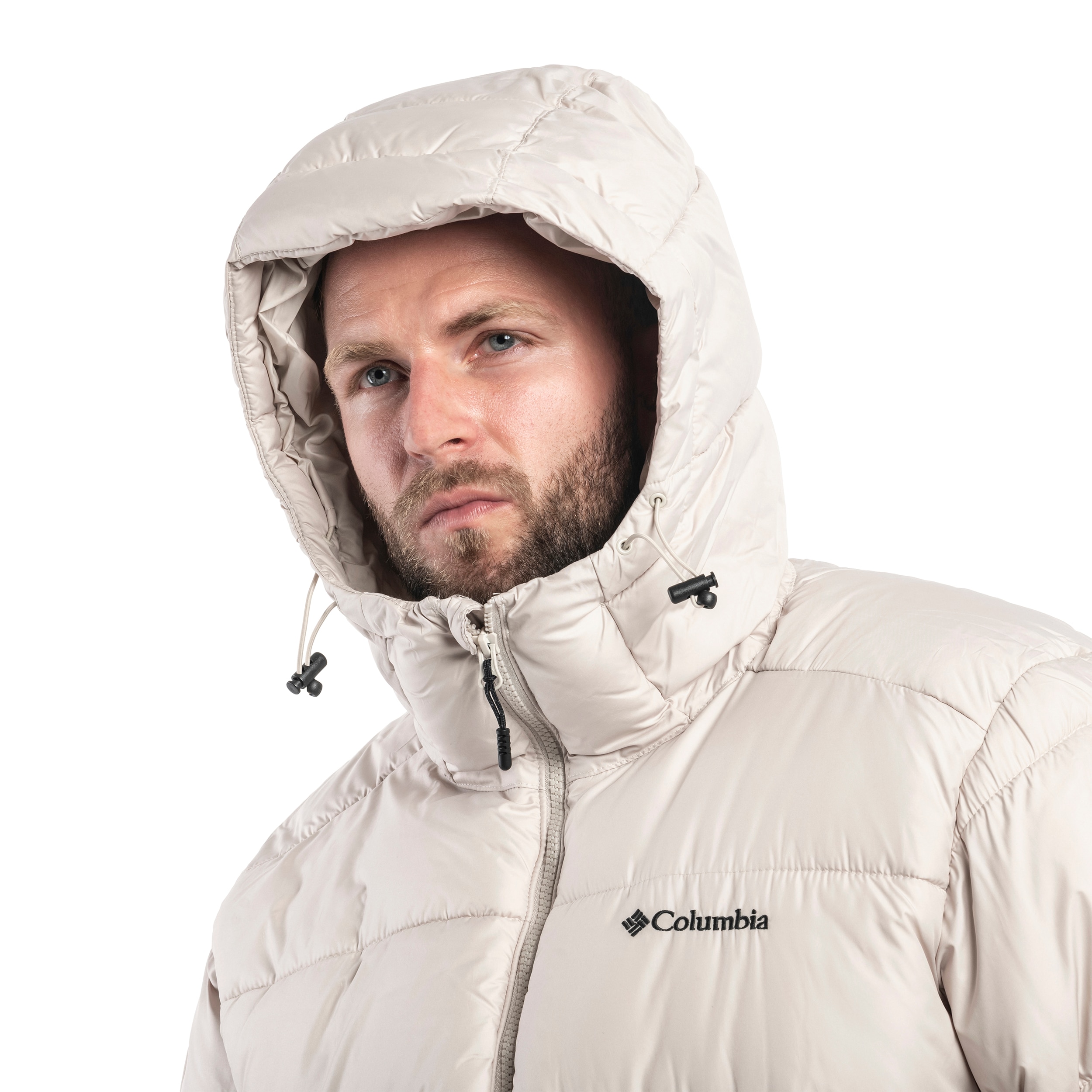 Columbia Pike Lake Puffer Parka Jacket - Dark Stone