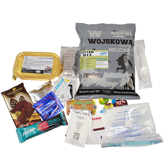 Arpol WZ3 Military Food Ration - Chicken with rice and vegetables