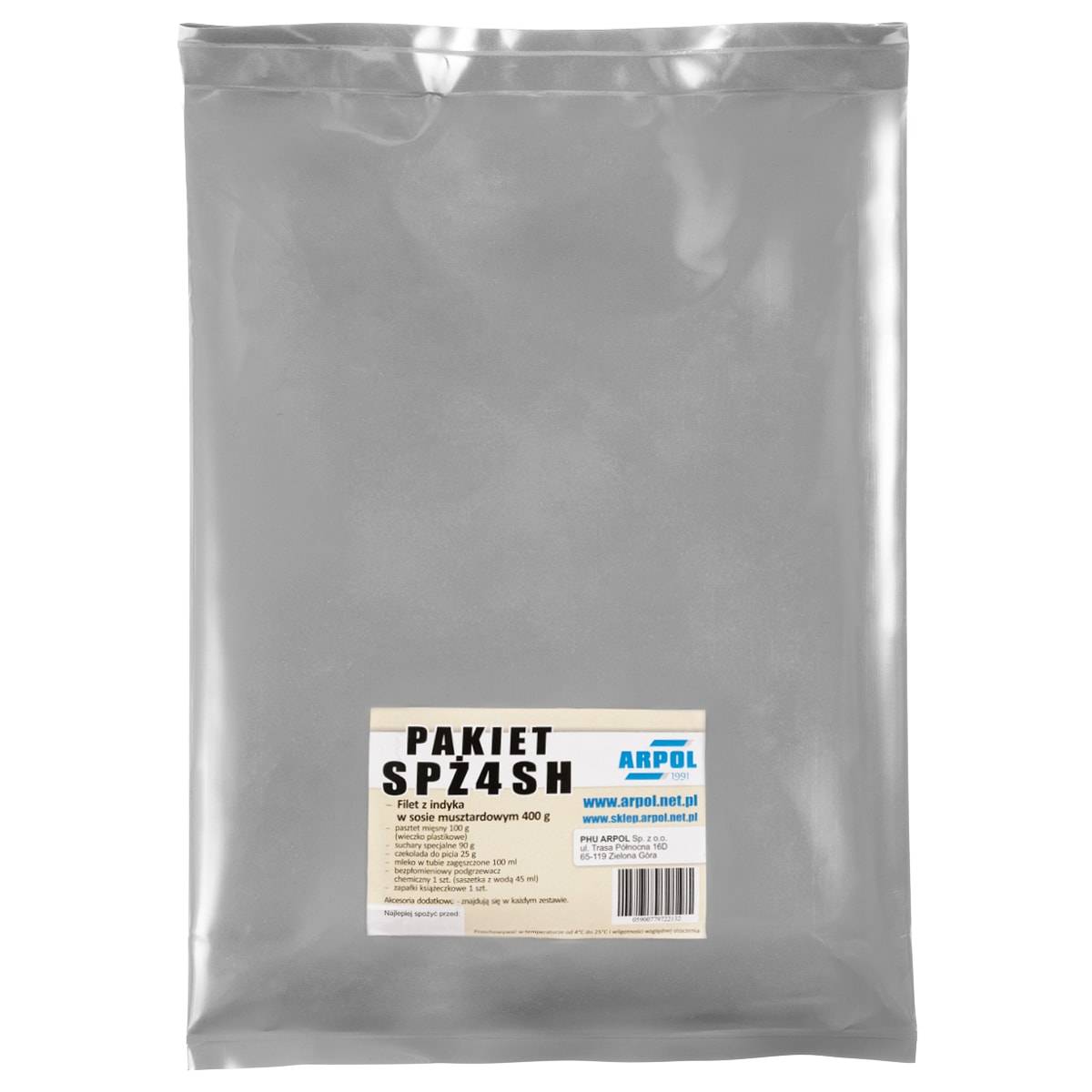 Arpol SPŻ4SH Shooter's Food Package - turkey fillet 300 g