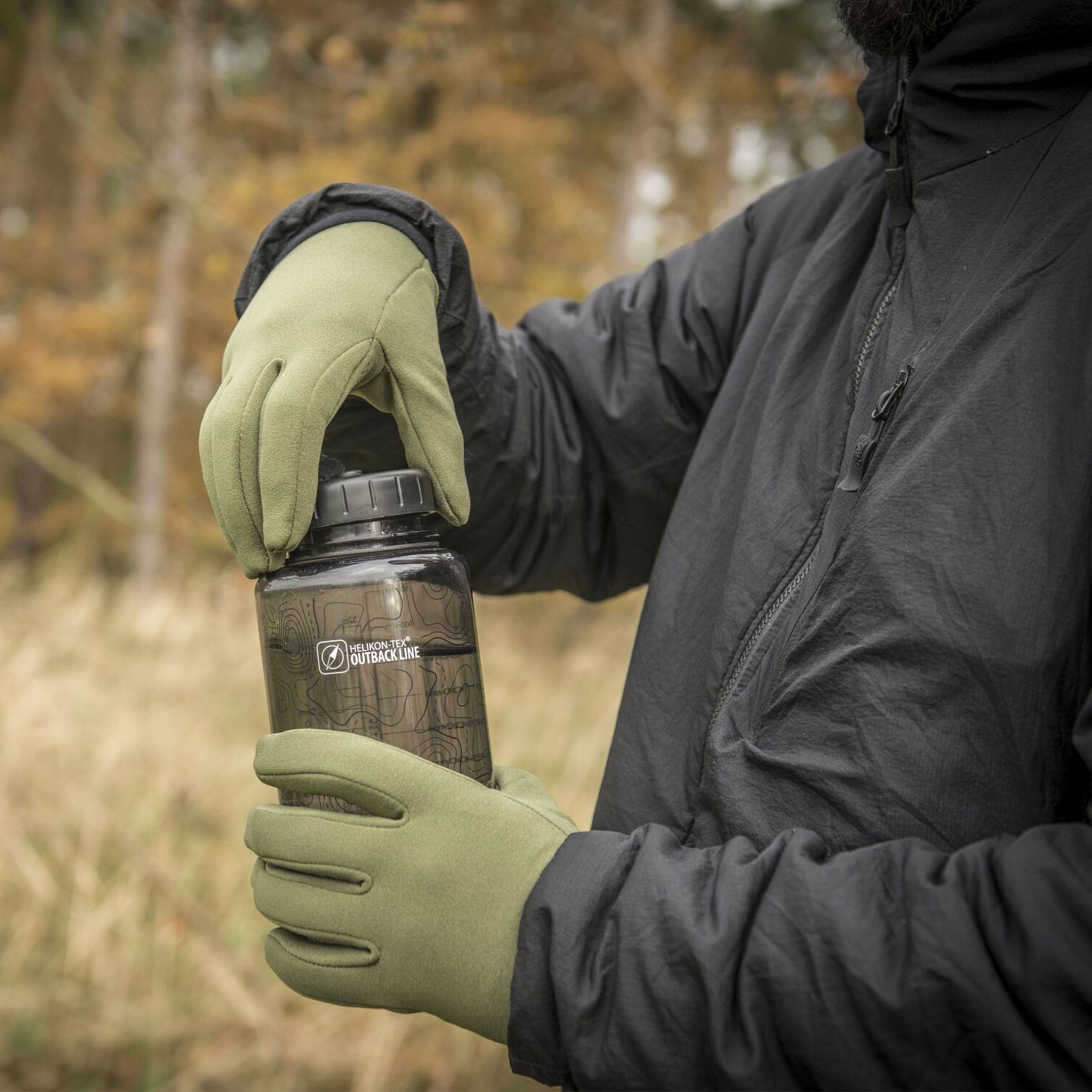 Helikon Trekker Outback Gloves - Olive Green