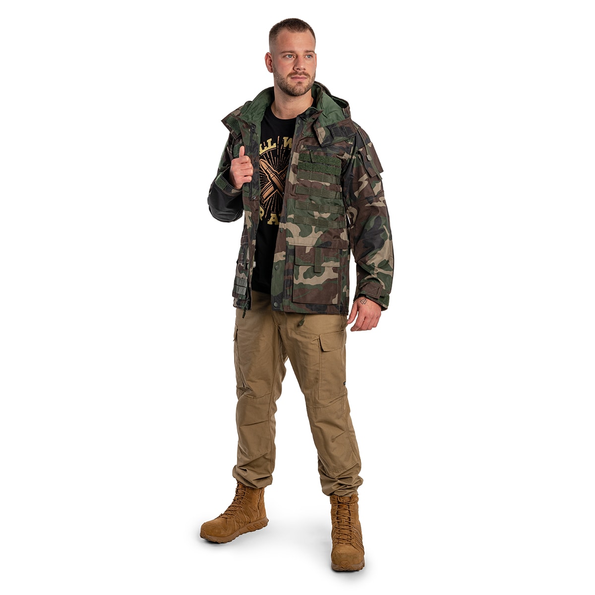 Brandit Performance Outdoor Jacket - Woodland